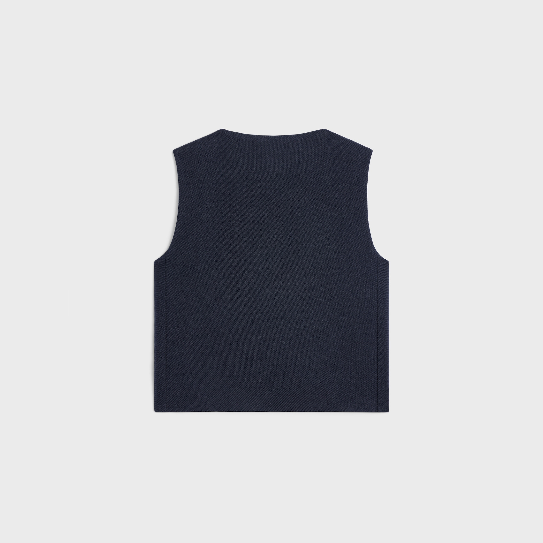top in double faced wool tricotine - 2