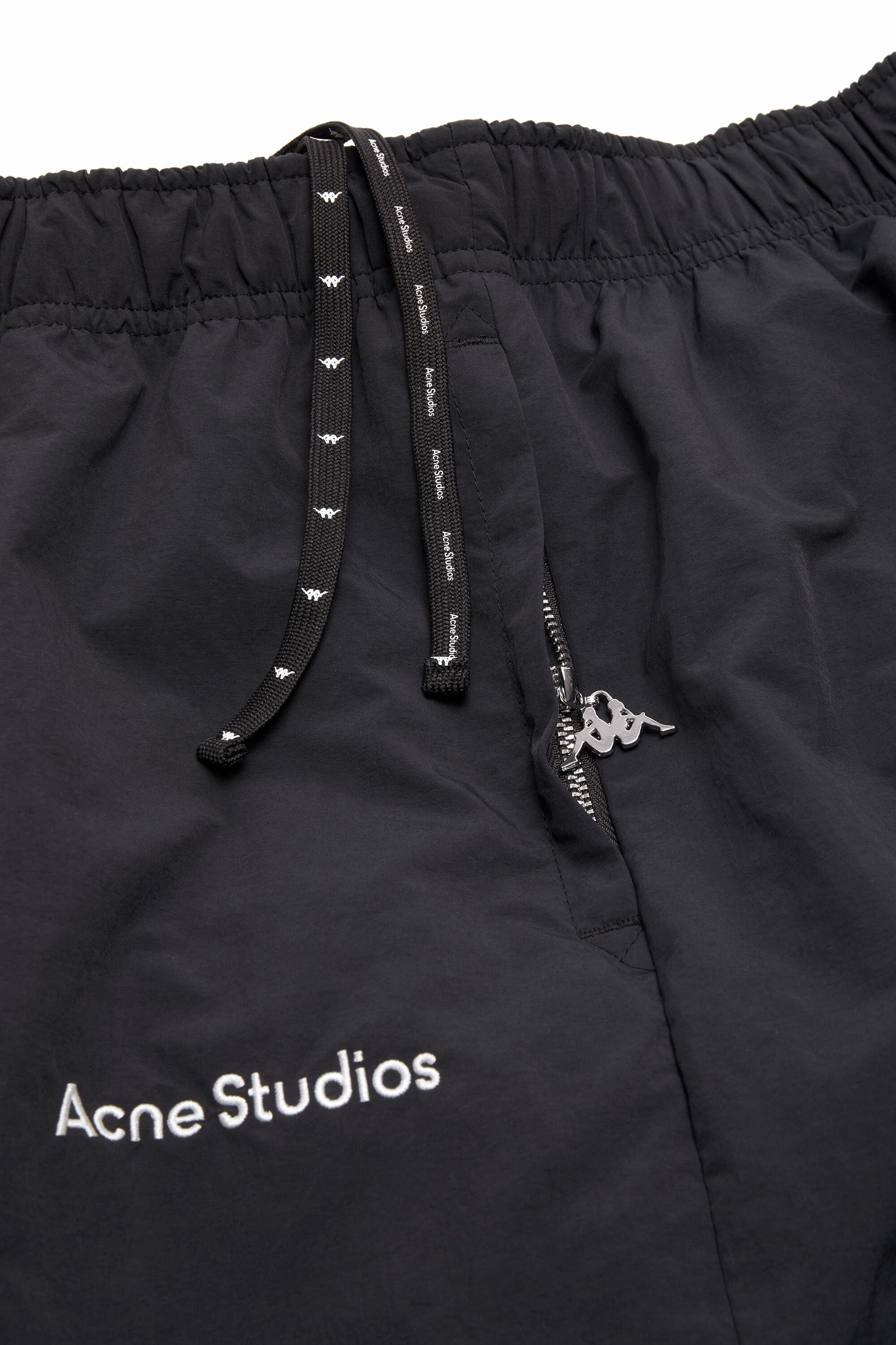 Relaxed fit shorts - Acne Studios x Kappa - Black - 3