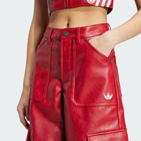 【ADIDAS】Adylenium Season 3 Vintage faux Leather Pants adidas Adilenium Season 3 Vintage Faux Leather Pants