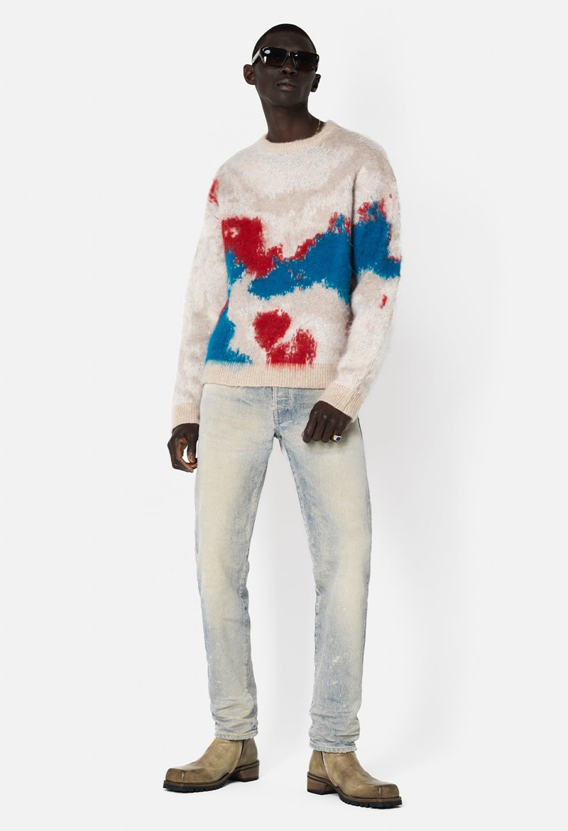 MOHAIR JACQUARD CREW 2