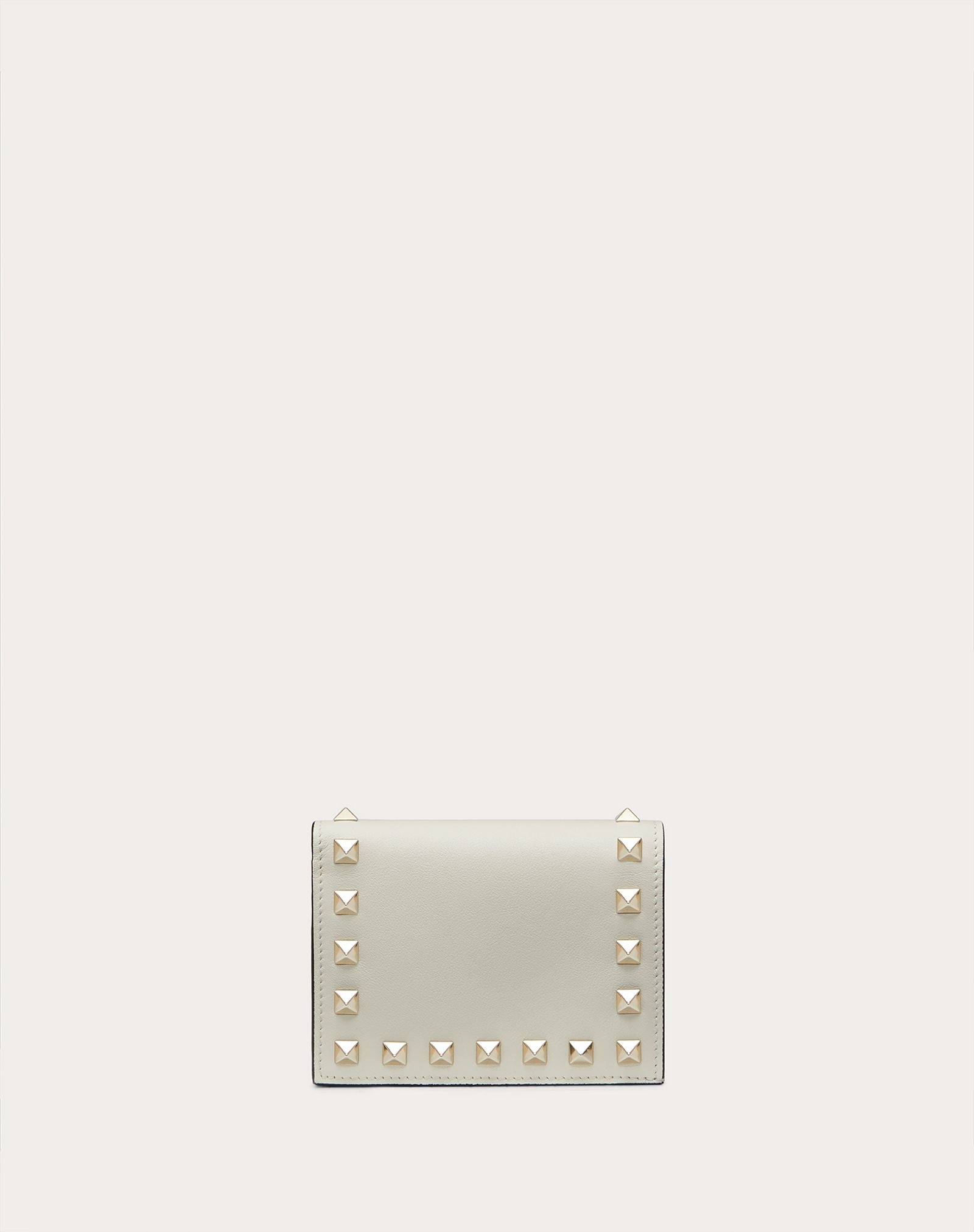 Small Rockstud Calfskin Wallet - 1