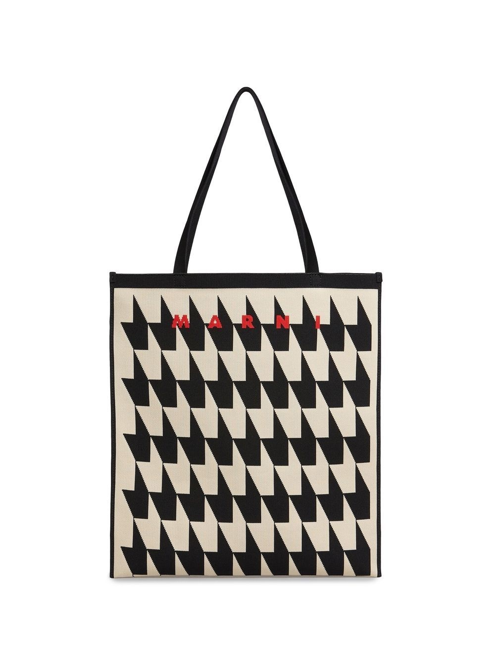 logo-print tote bag - 1