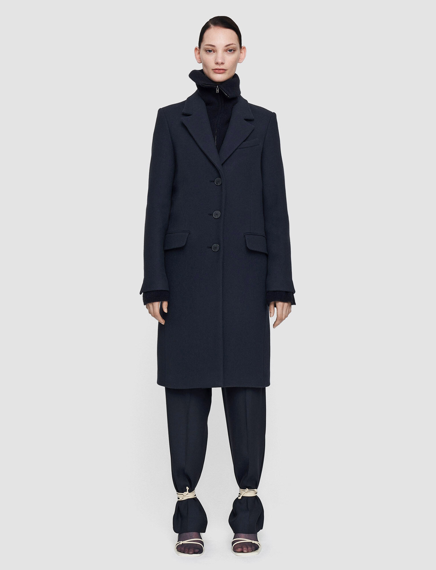 Wool Coleherne Coat - 3