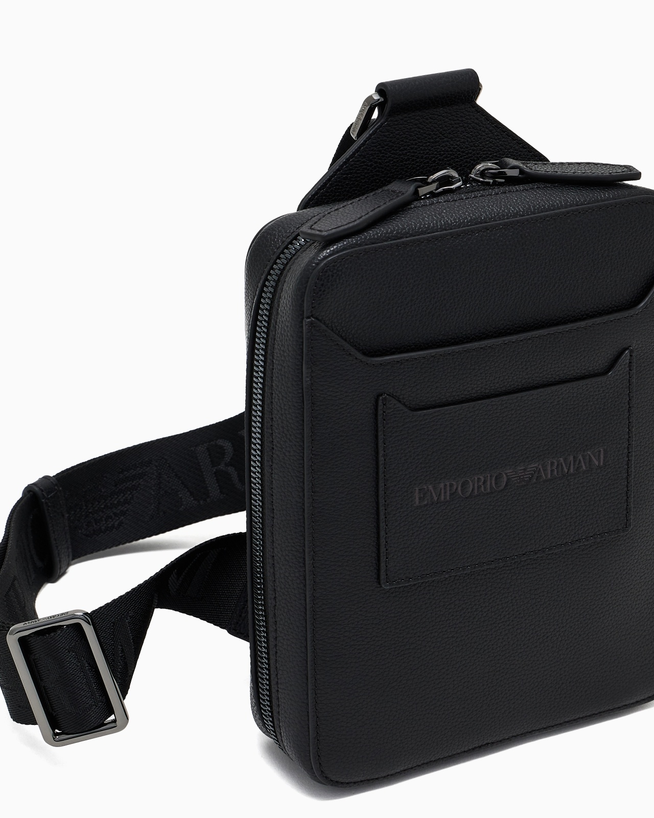 TUMBLED-LEATHER, ONE-SHOULDER MINI BACKPACK - 5
