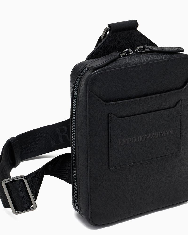 TUMBLED-LEATHER, ONE-SHOULDER MINI BACKPACK 5