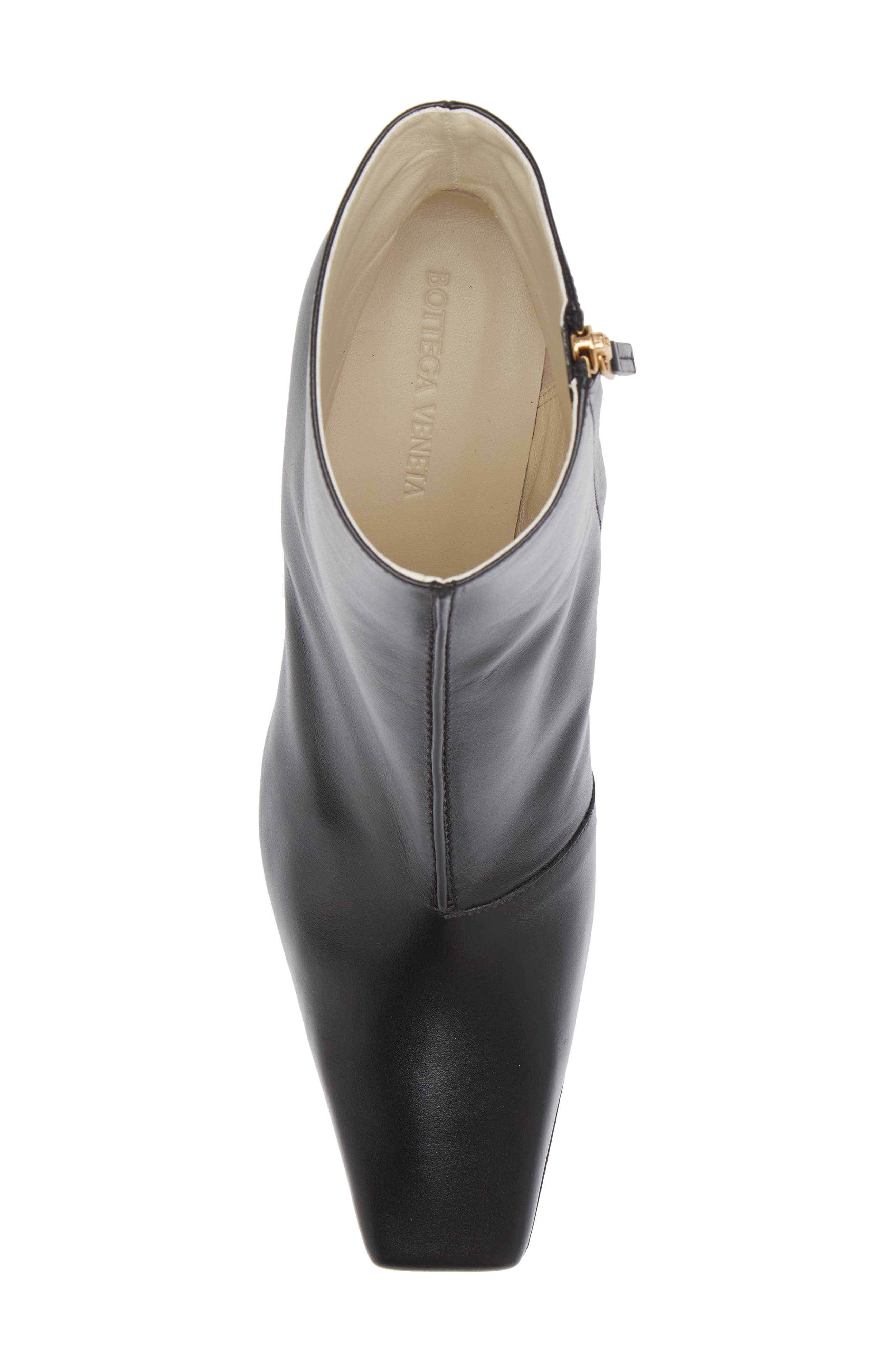 Bottega Veneta Lewis Slant Heel Bootie in 1000 Black at Nordstrom - 5