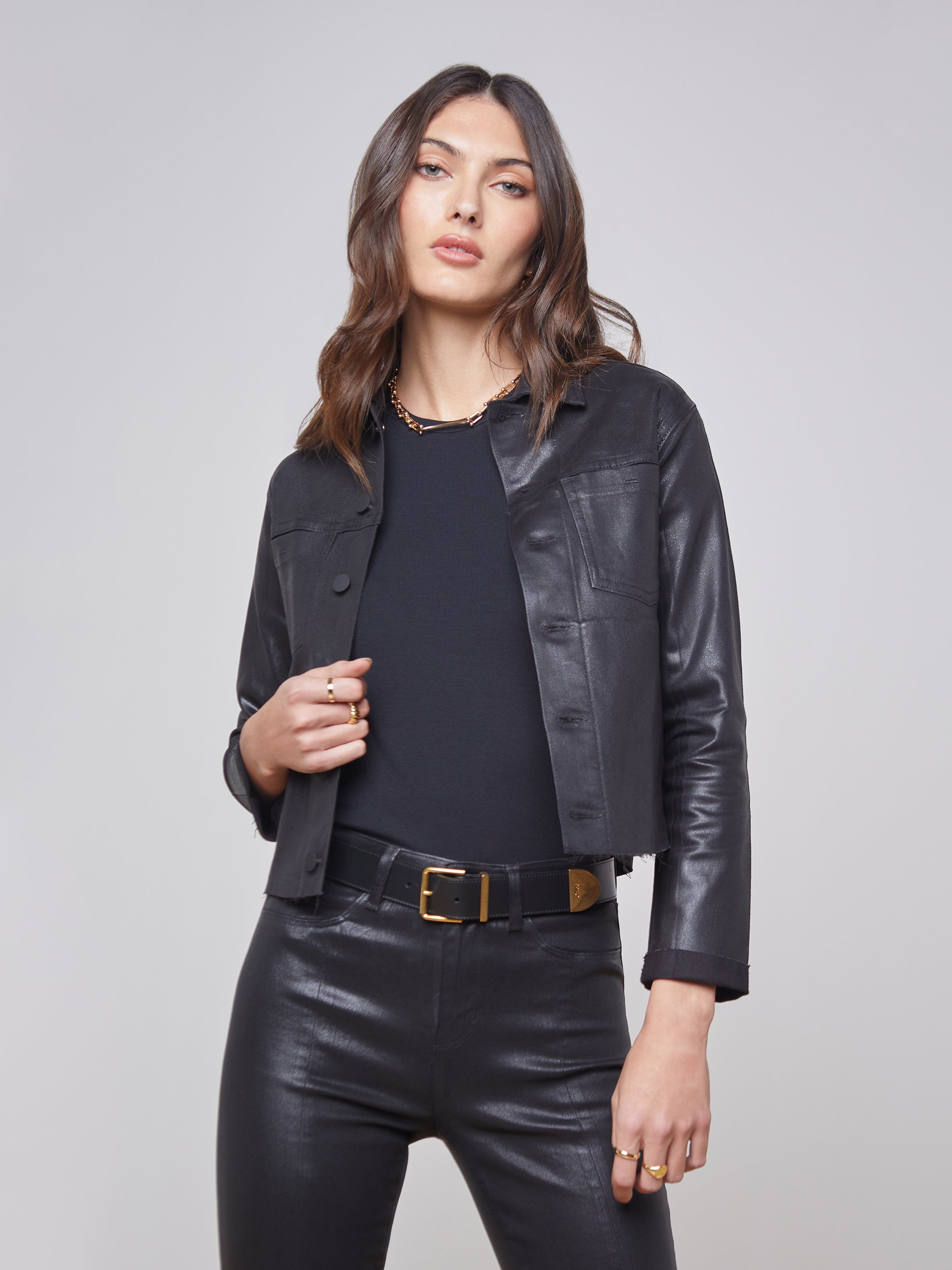 Janelle Coated Denim Jacket - 2