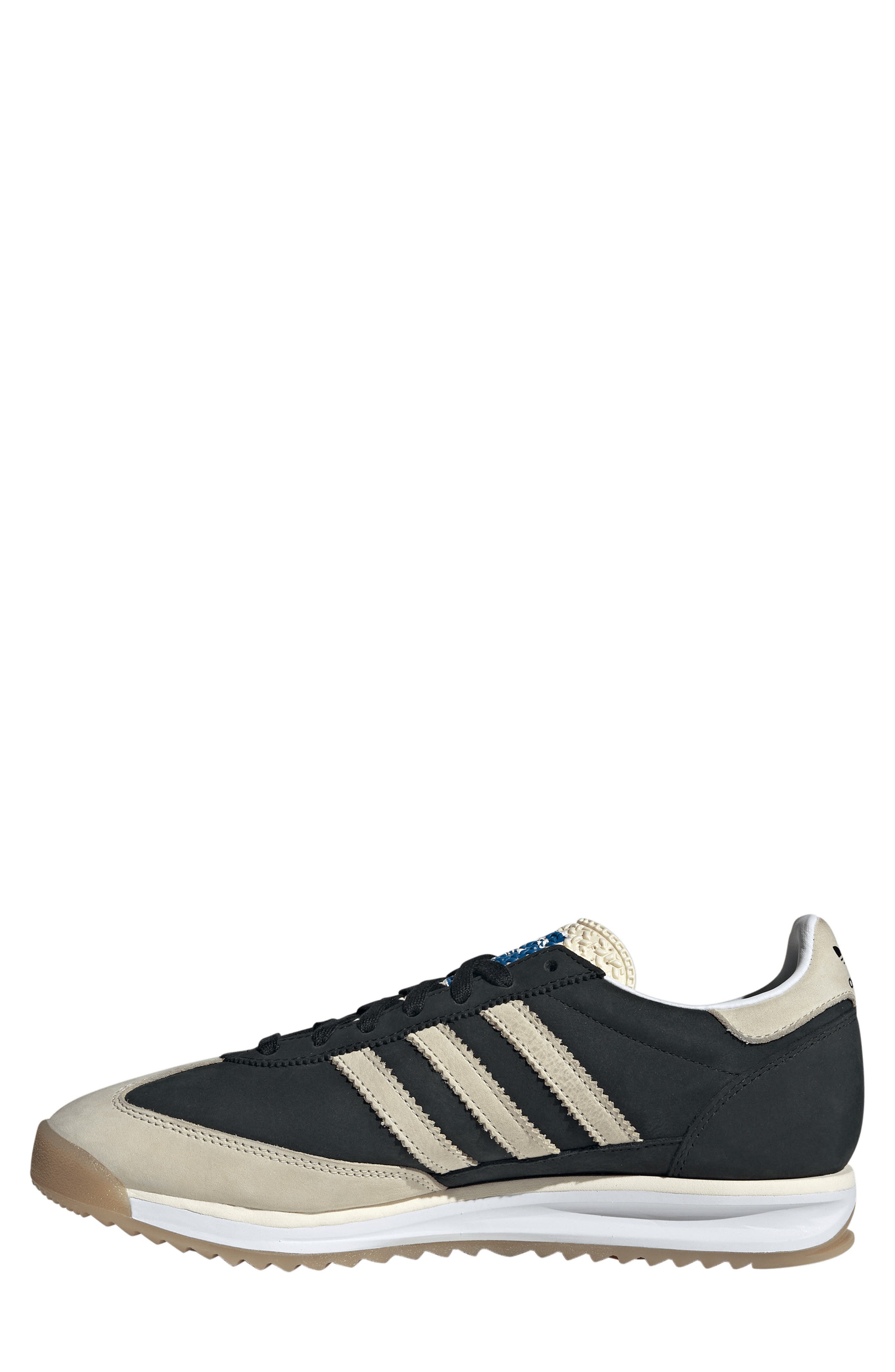 adidas Gender Inclusive SL 72 RS Sneaker in Black/Cream White/Gum at Nordstrom - 6