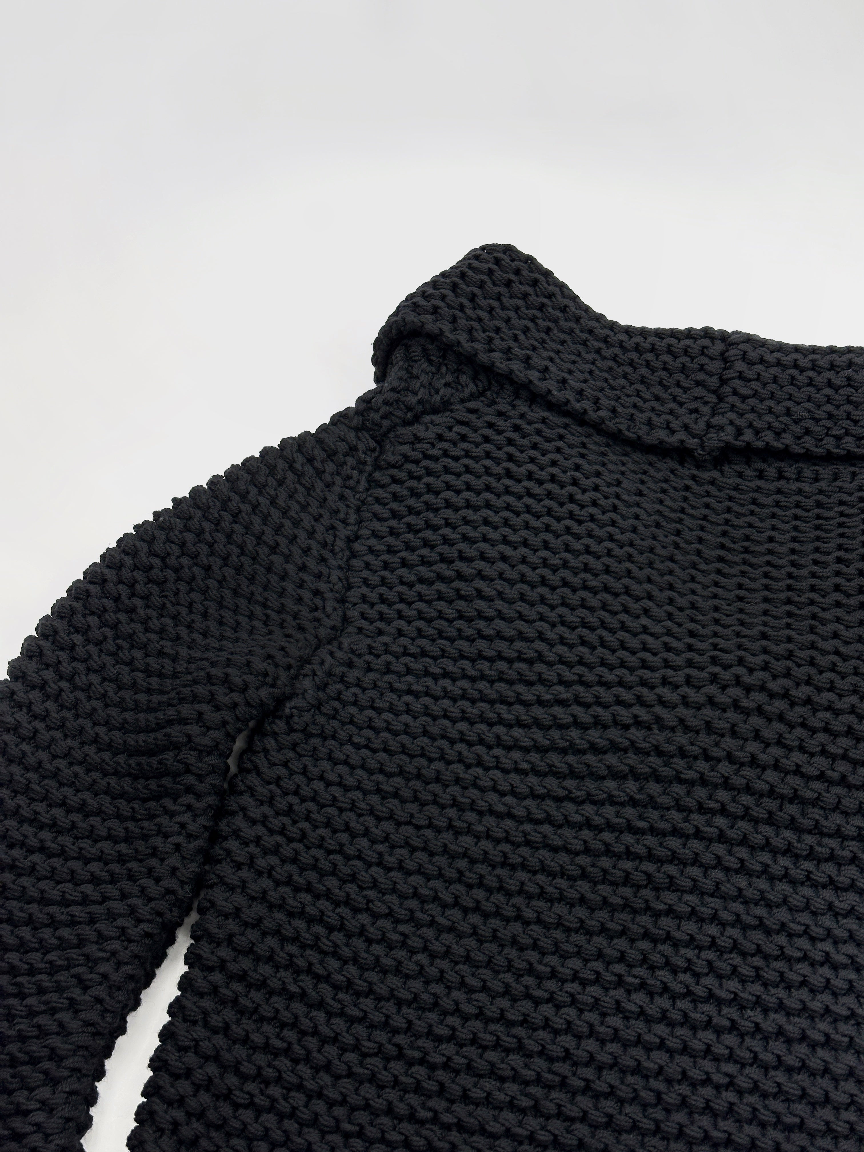 Gucci Fall 2001 Tom Ford Runway Heavyweight Oversized Slouchy Knit Wool Sweater M - 11
