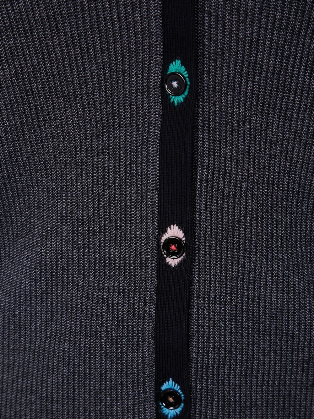 ribbed cardigan - 3