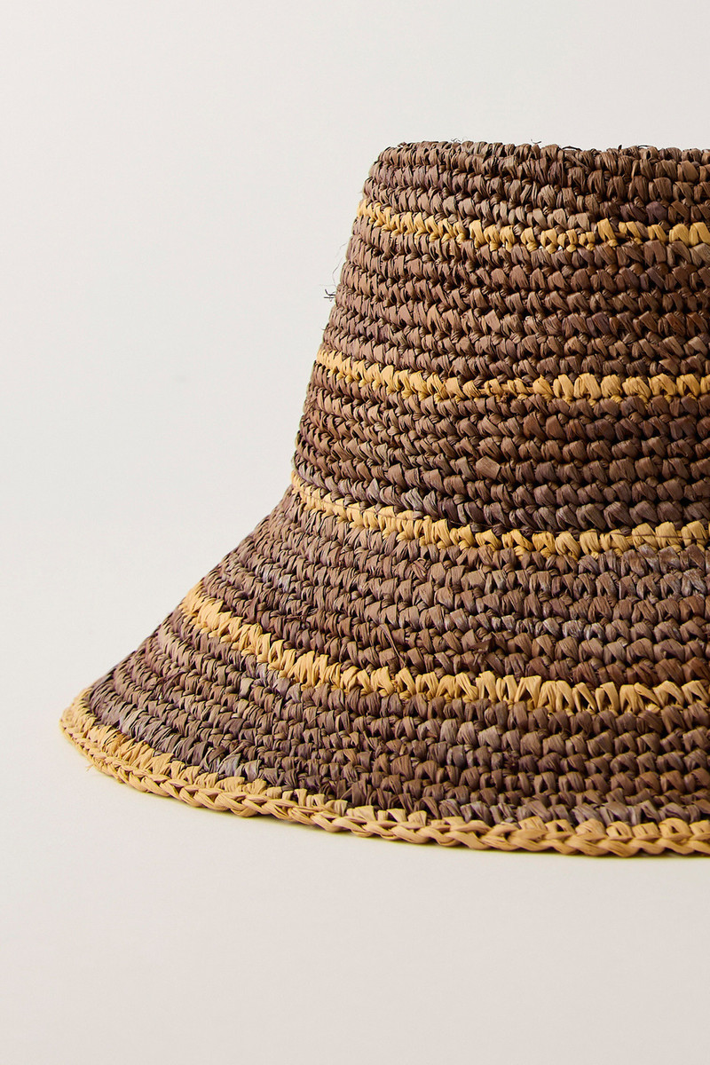 Aneta Rafia Bucket Hat 5