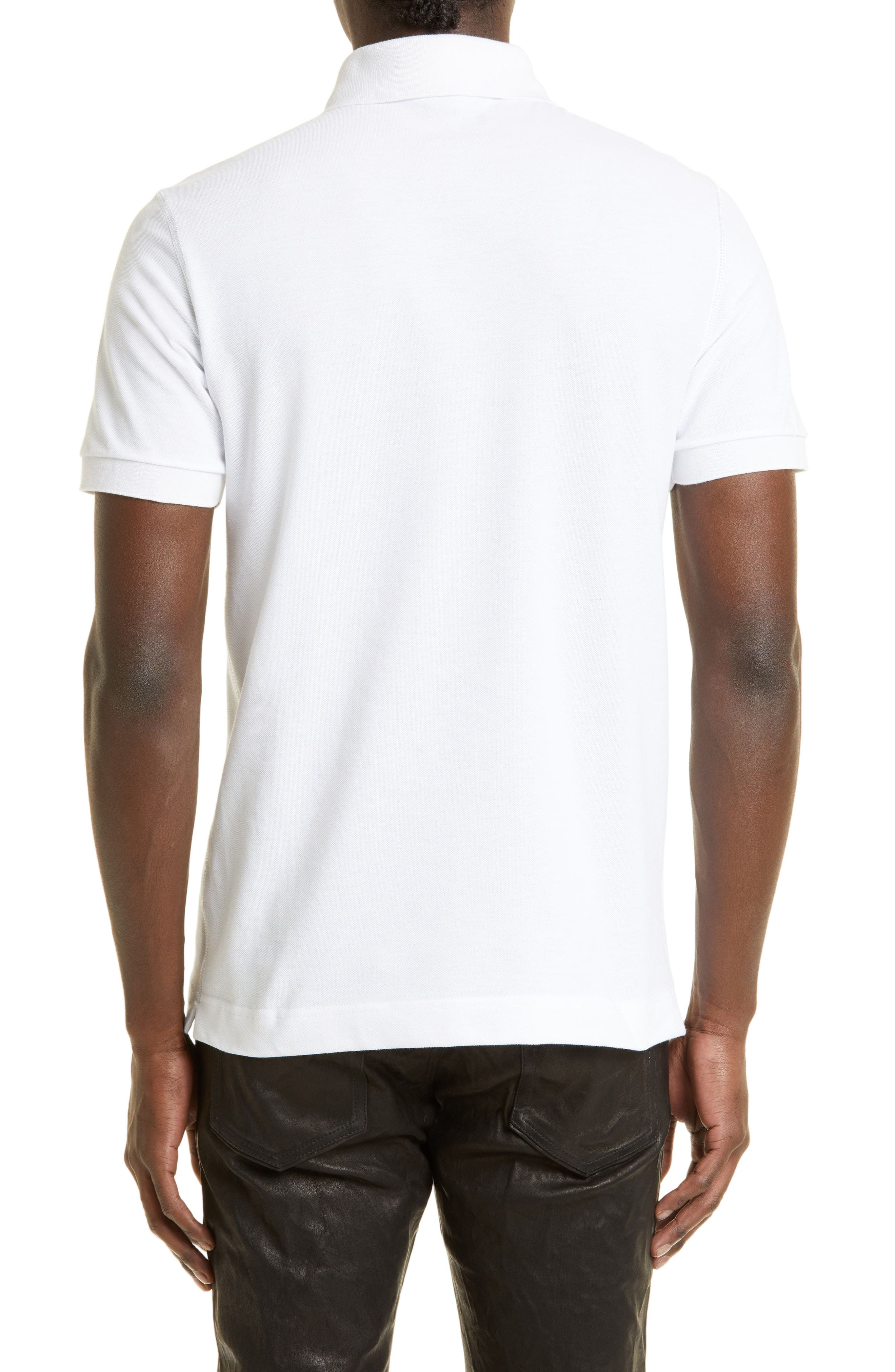 Logo Plate Cotton Piqué Polo - 2