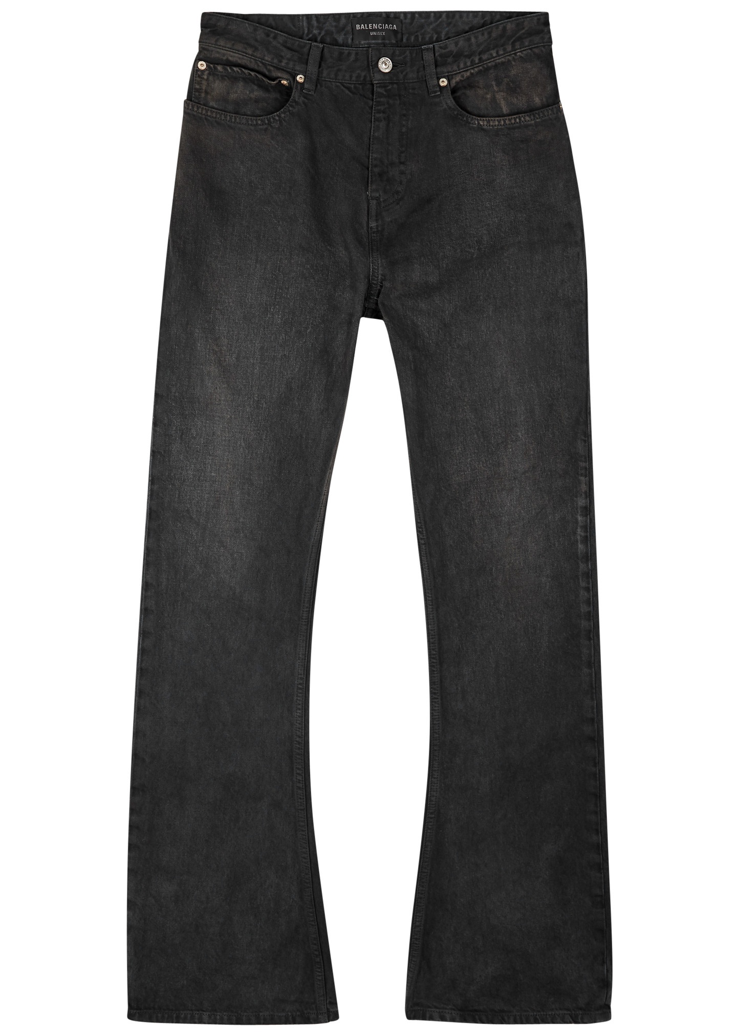 Men's Flared Pants in Black