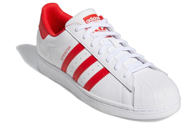 adidas Superstar 'Cloud White Vivid Red' GZ3741 - 4