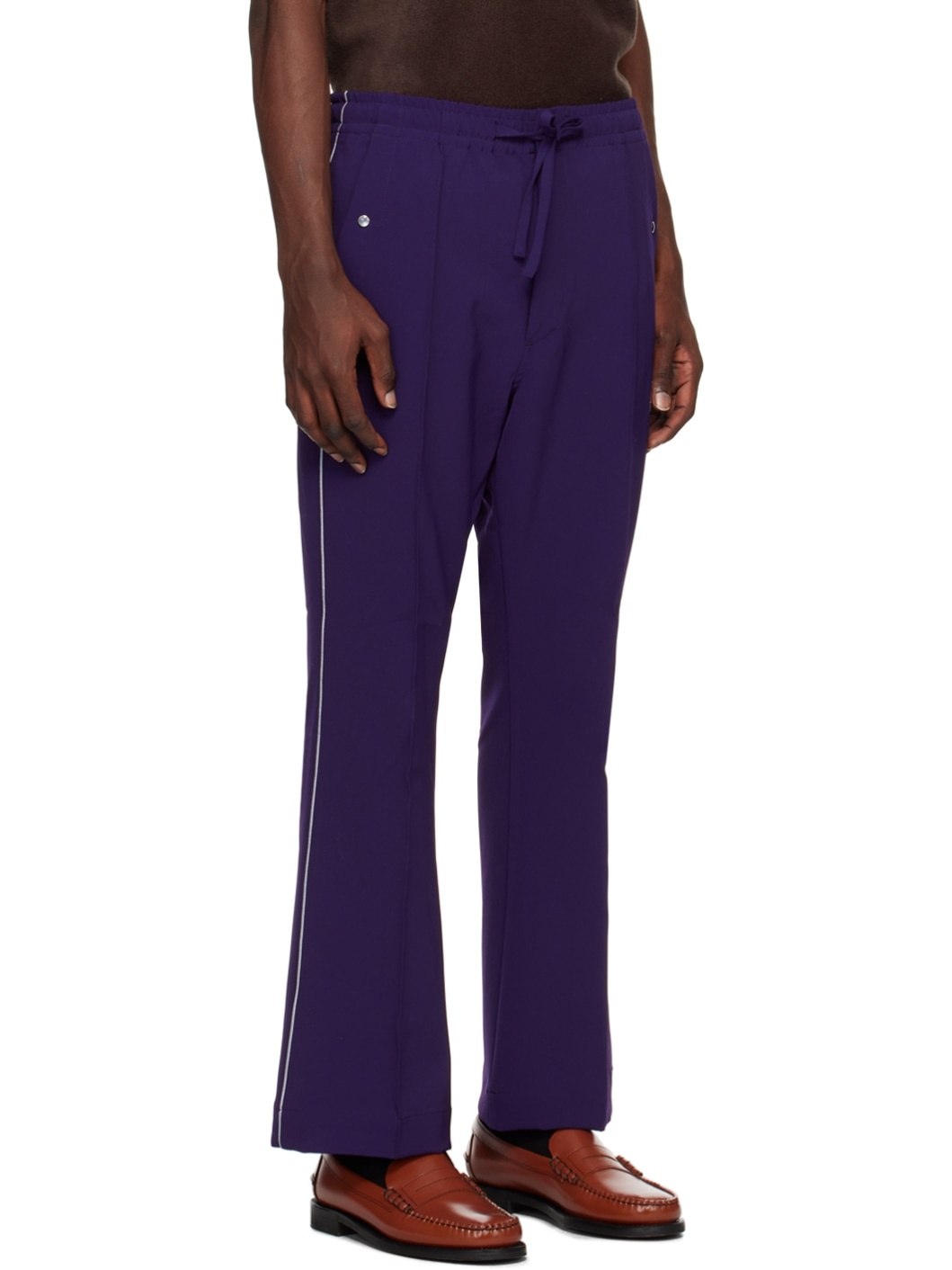 Purple Piping Cowboy Lounge Pants - 2