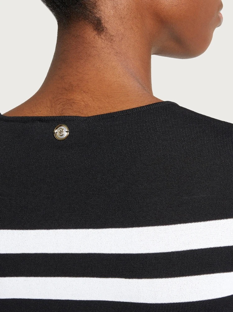 SHORT SLEEVED KNITTED T-SHIRT - 4