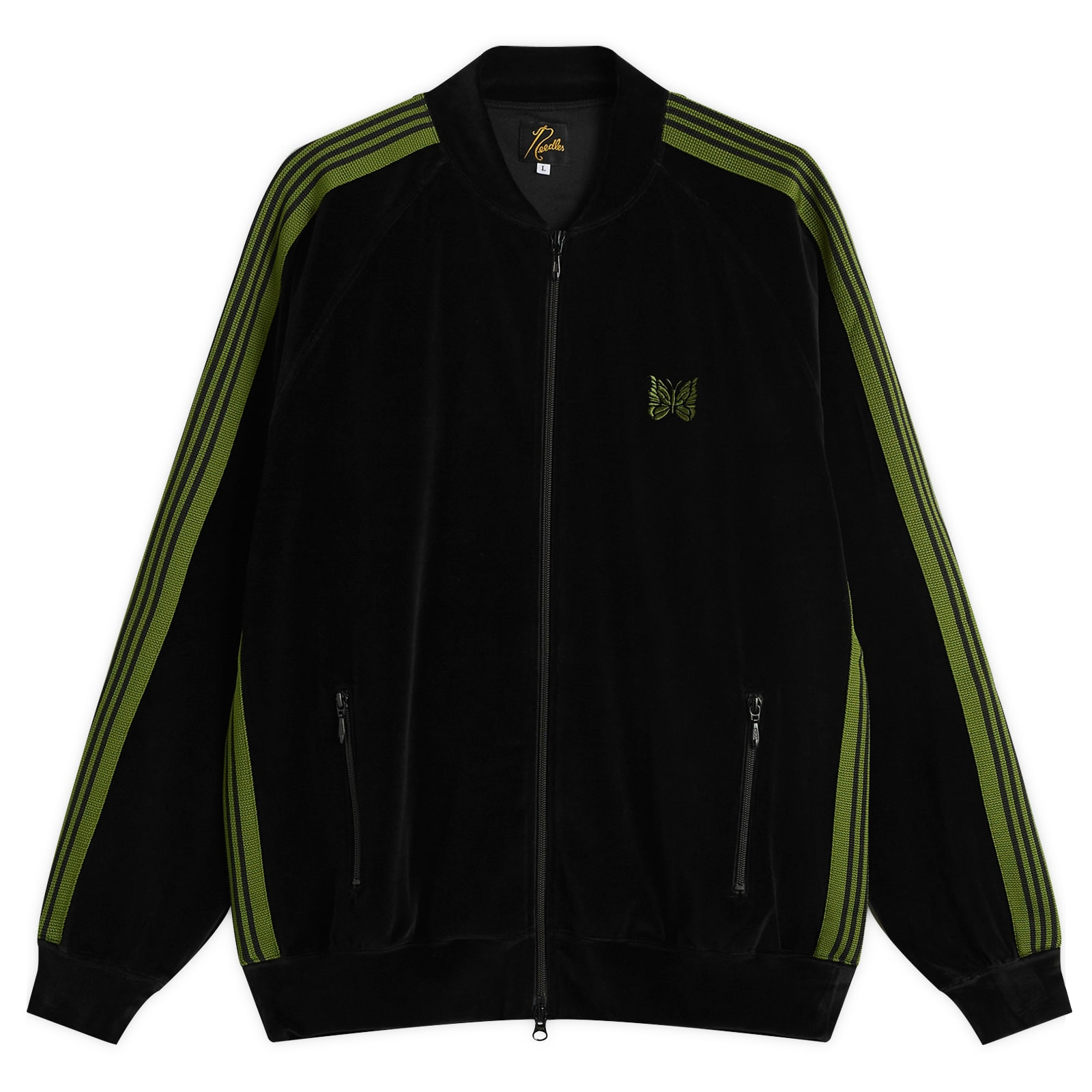 Needles Velour Rib Collar Track jacket - 1