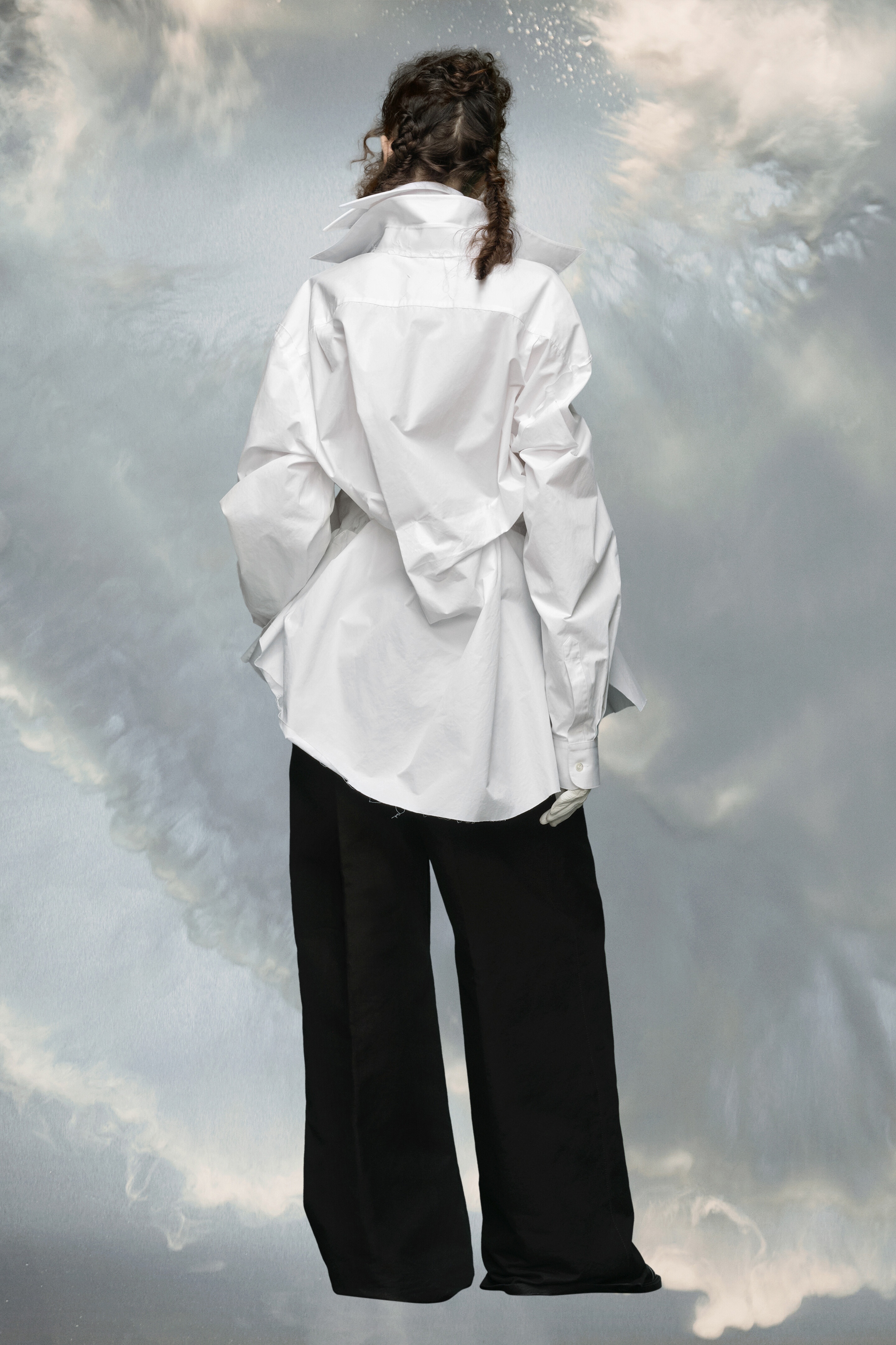 Raw cotton poplin shirt - 4