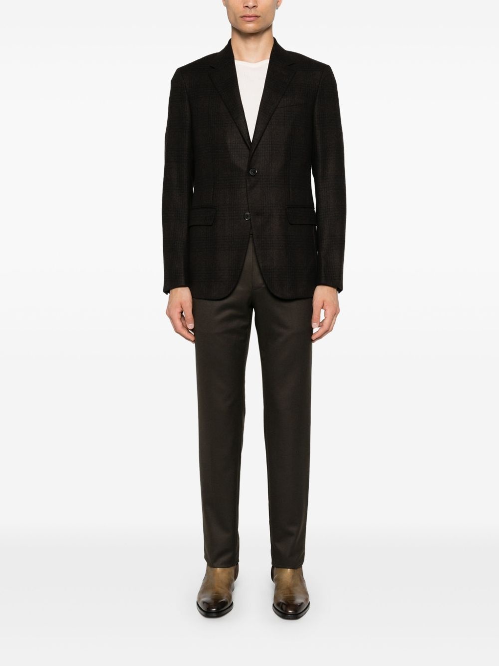 checked blazer - 2