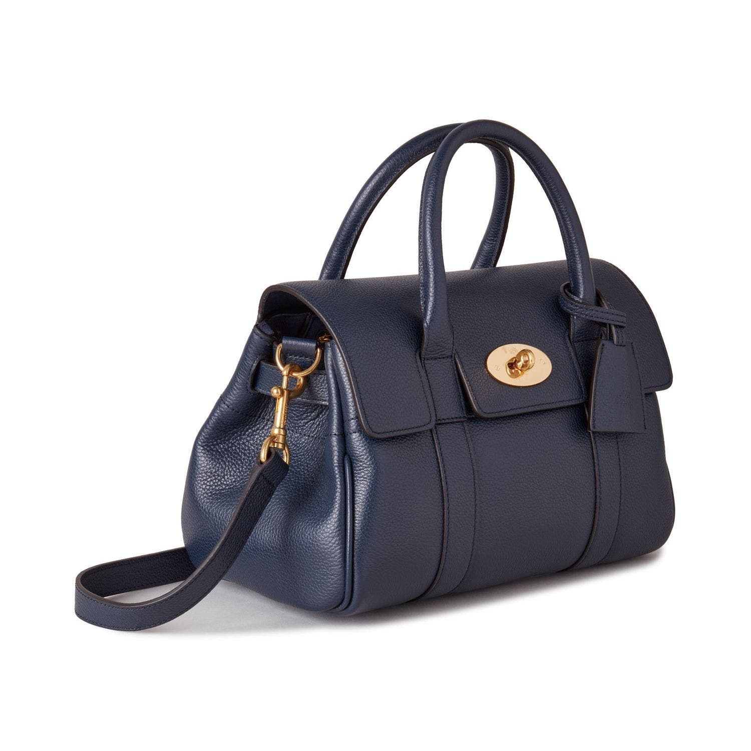 Mulberry Bayswater Leather Satchel in Night Sky at Nordstrom - 4