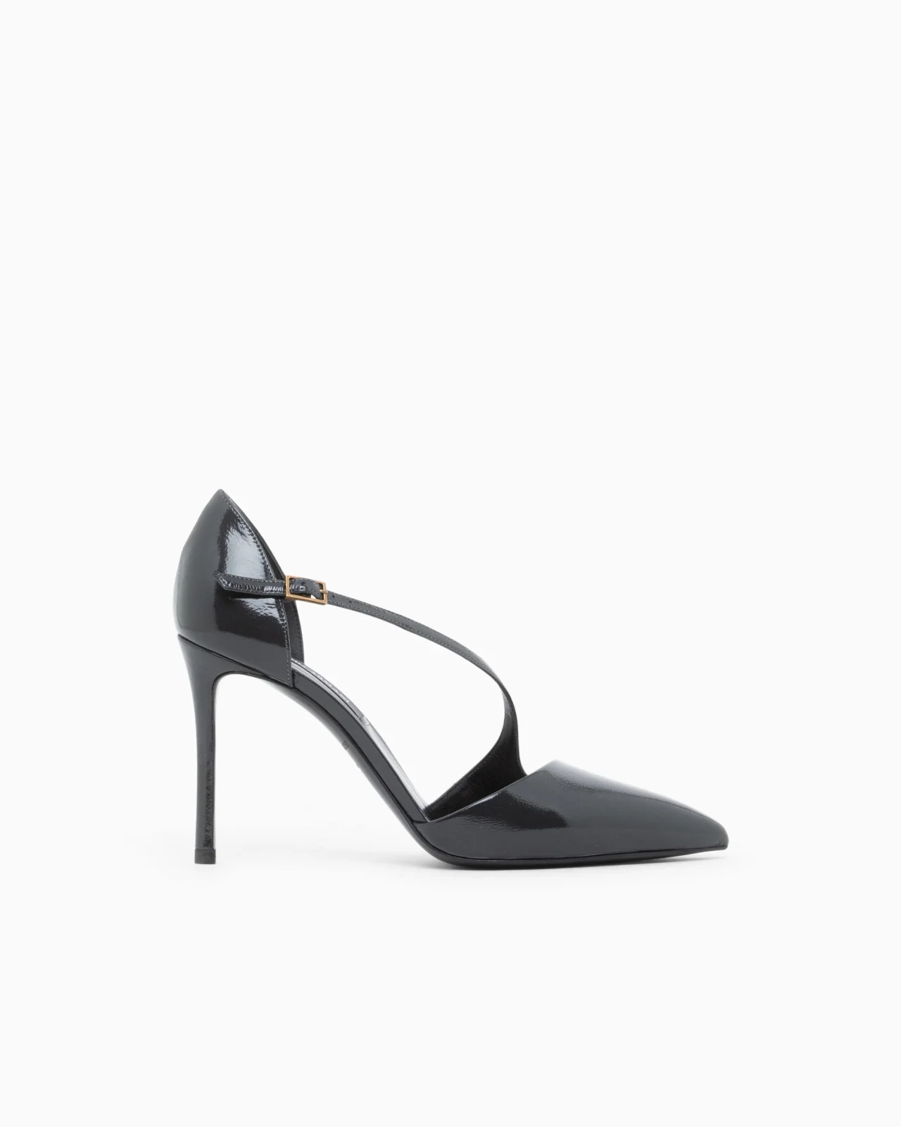 PUMPS IN PATENT LEATHER WITH LEATHER LINING - 1
