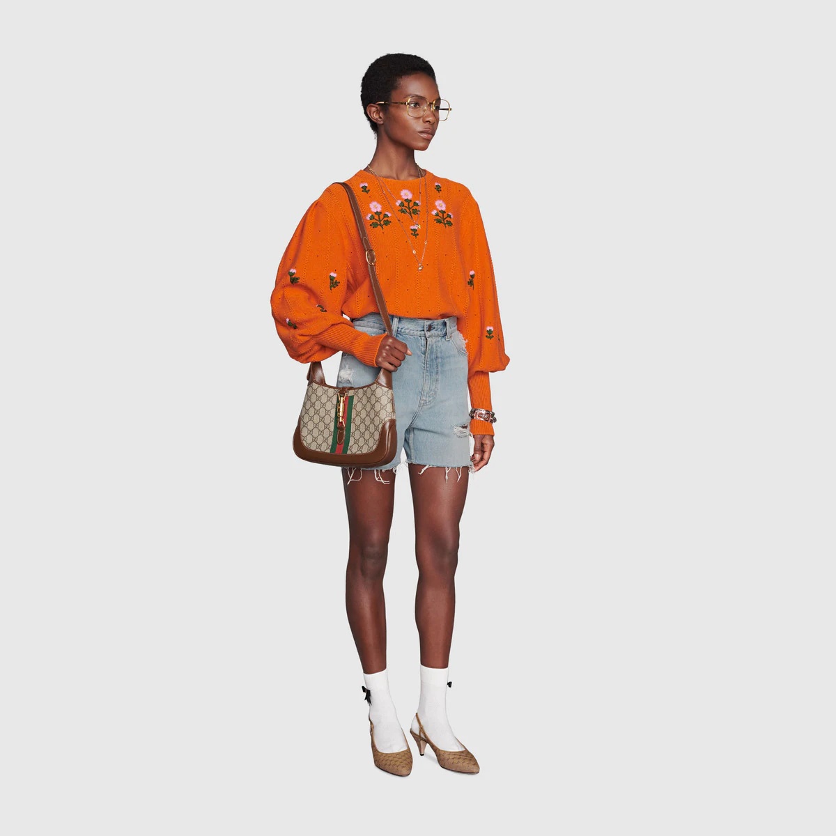 Eco washed organic denim shorts - 2