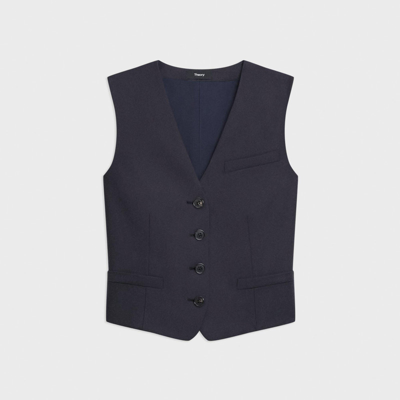 Slim Vest in Sleek Flannel 1