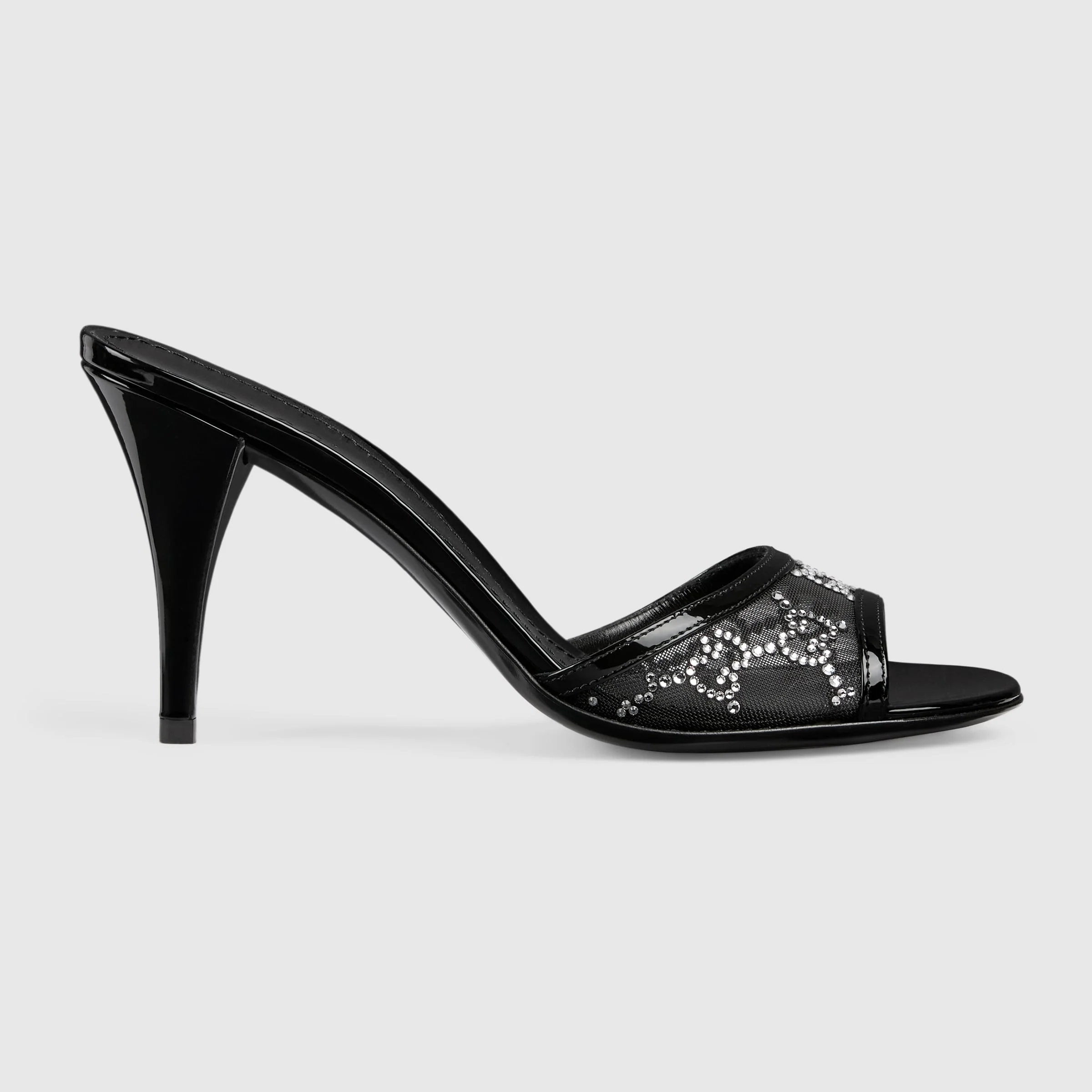 Women's crystal slide sandal with Horsebit - 1
