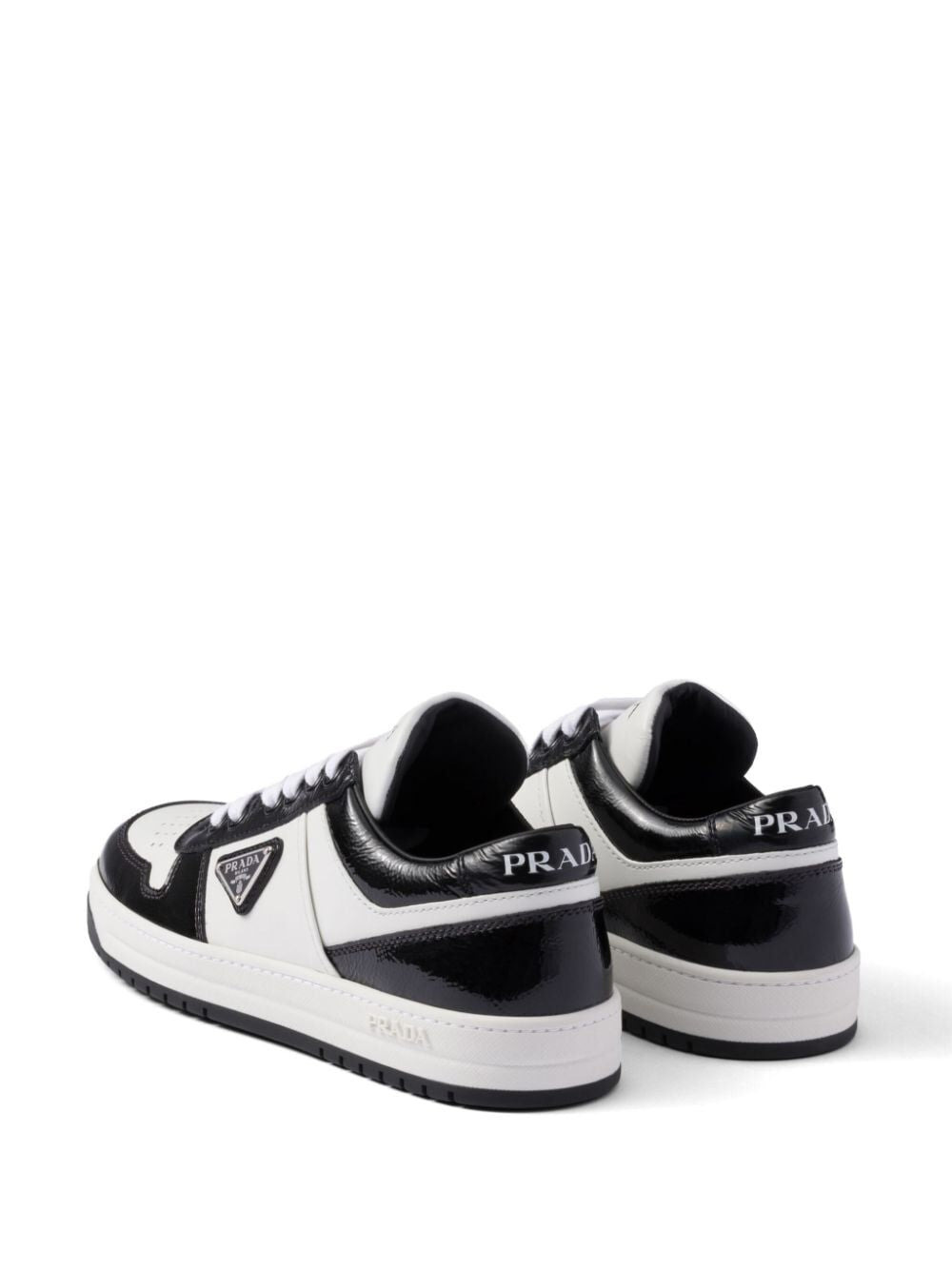 Prada Women Downtown Leather Sneakers - 3
