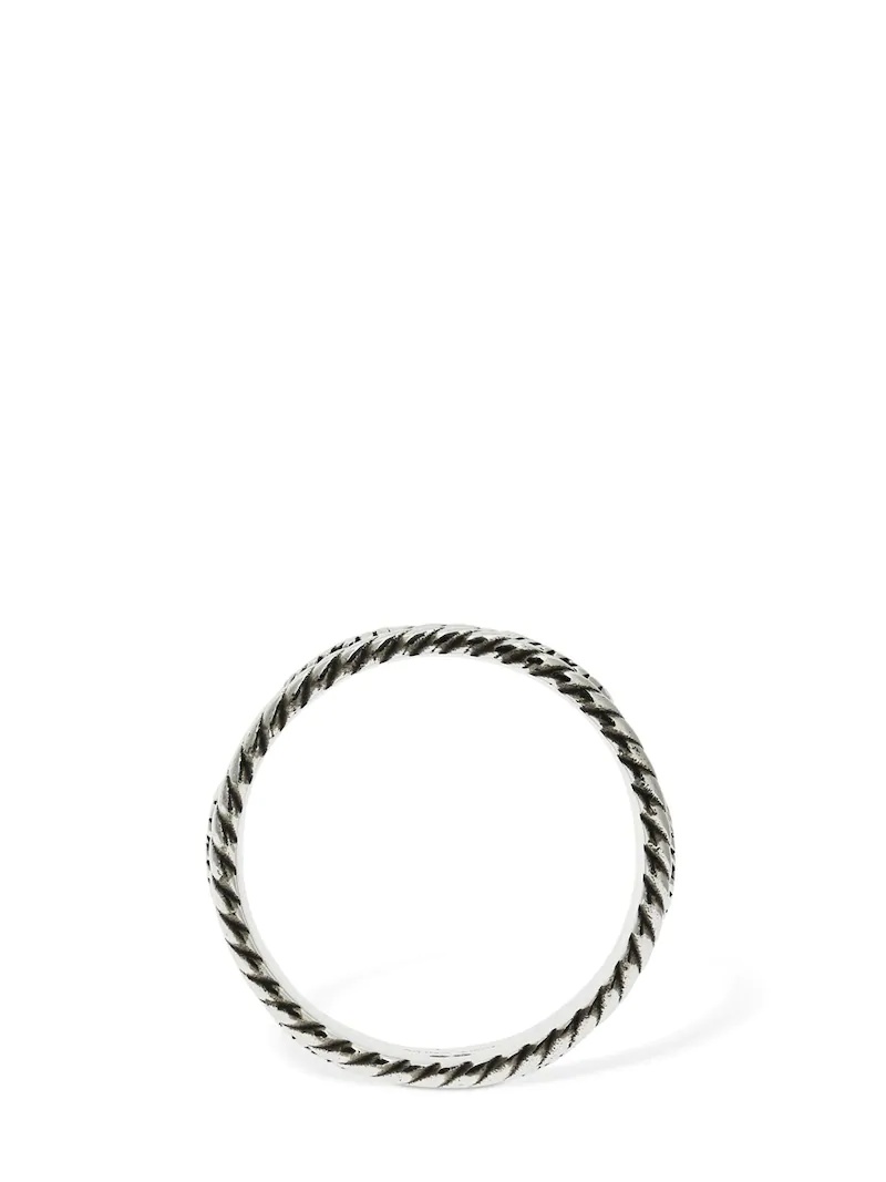 9MM GG BRAIDED MARMONT THICK RING - 3