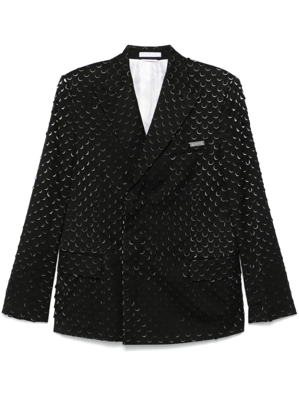 hole-punched blazer - 1