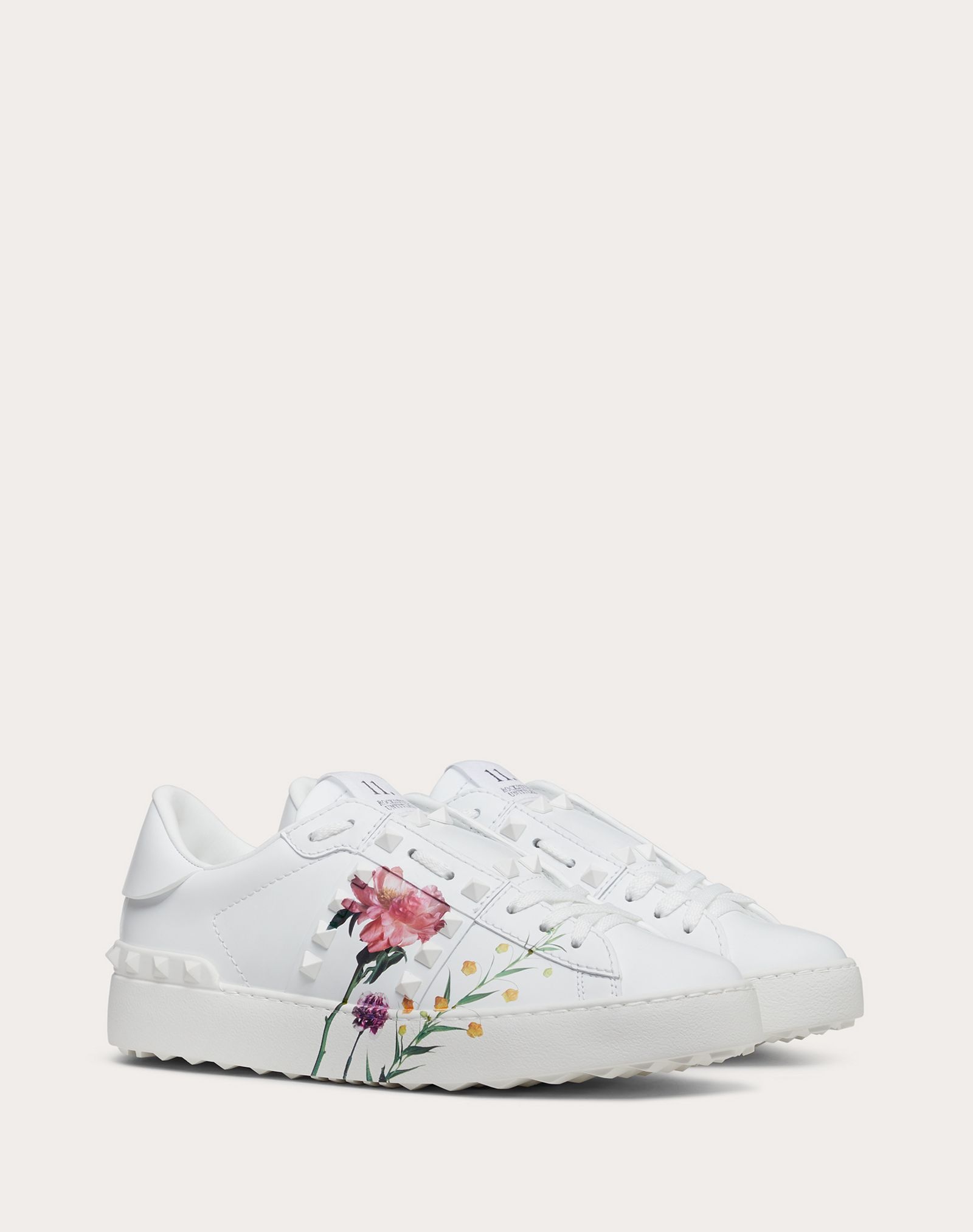 Rockstud Untitled Sneaker with Flowersity Print - 2