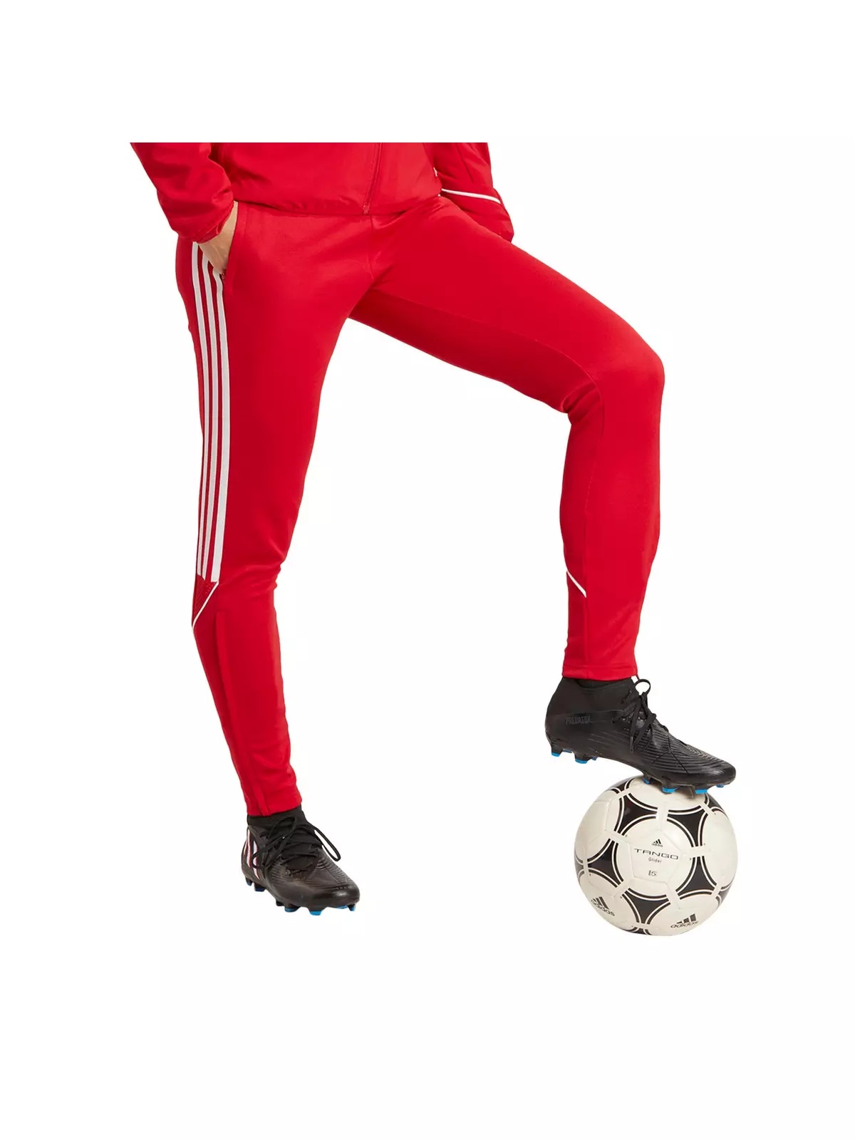 Women's Tiro 23 League Tracksuit Pants - Red - 5
