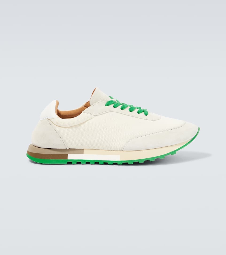 Owen Runner mesh and suede sneakers - 1