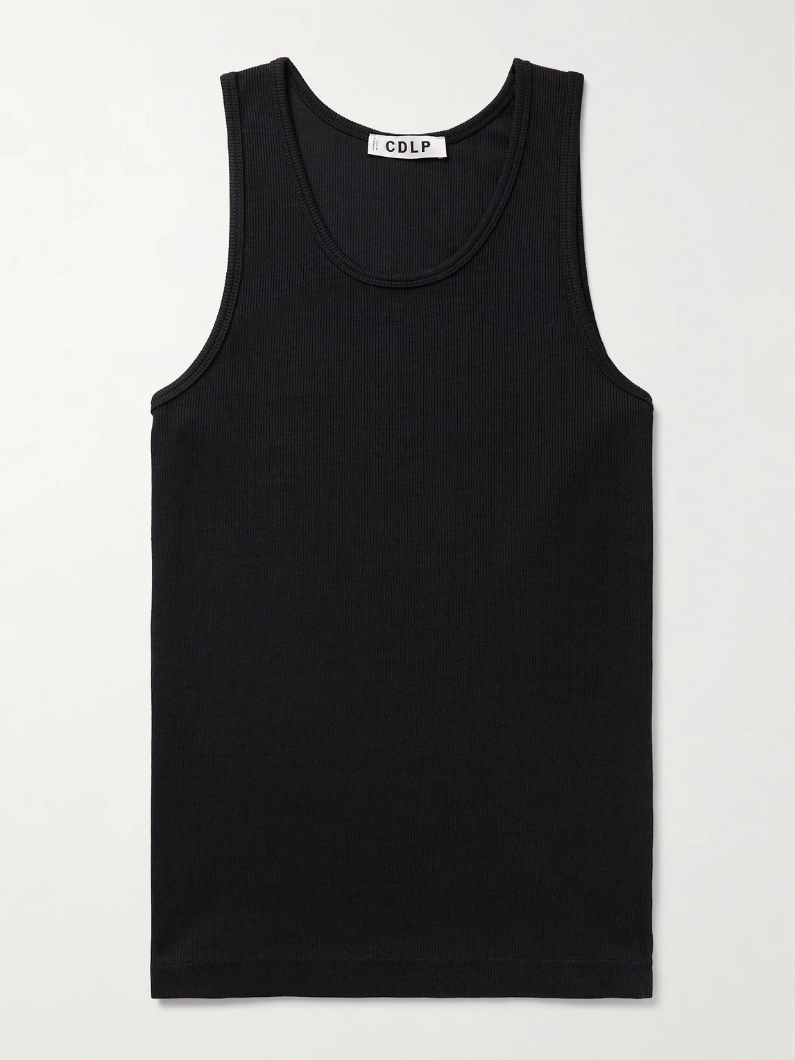 Ribbed Stretch Lyocell and Cotton-Blend Tank Top - 1