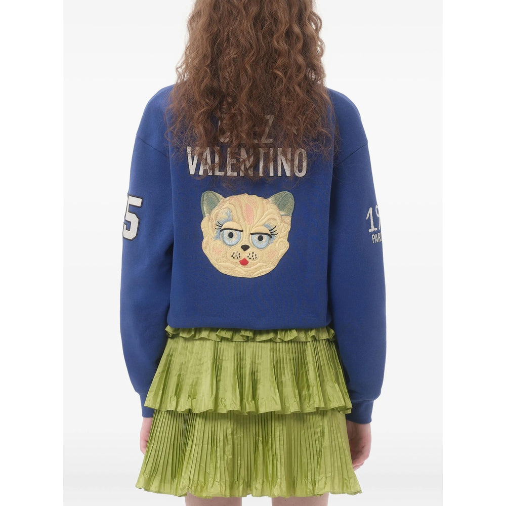 Valentino Blue Tops - Sweatshirts Women - 3