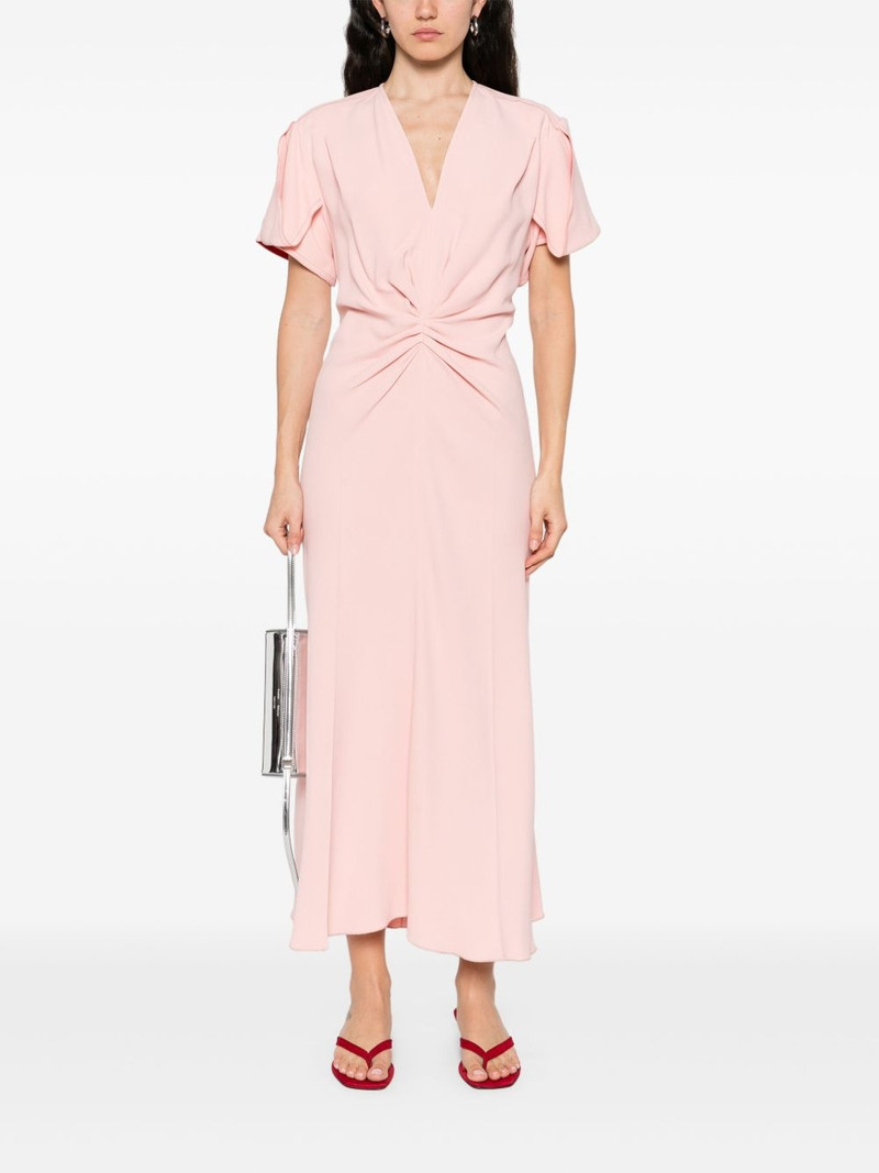 Victoria Beckham gathered dress outlook