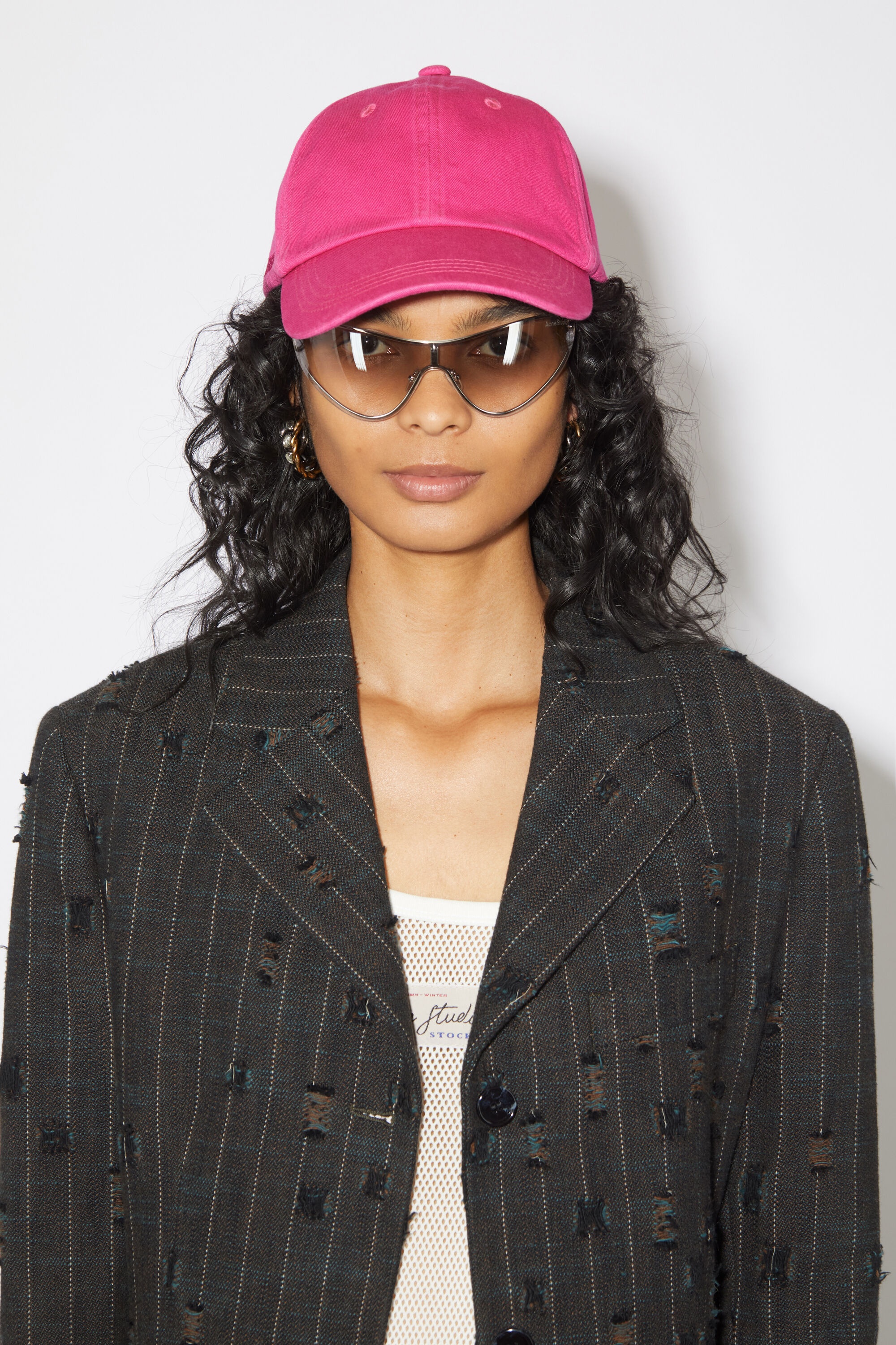 Cotton baseball cap - Neon Pink - 2