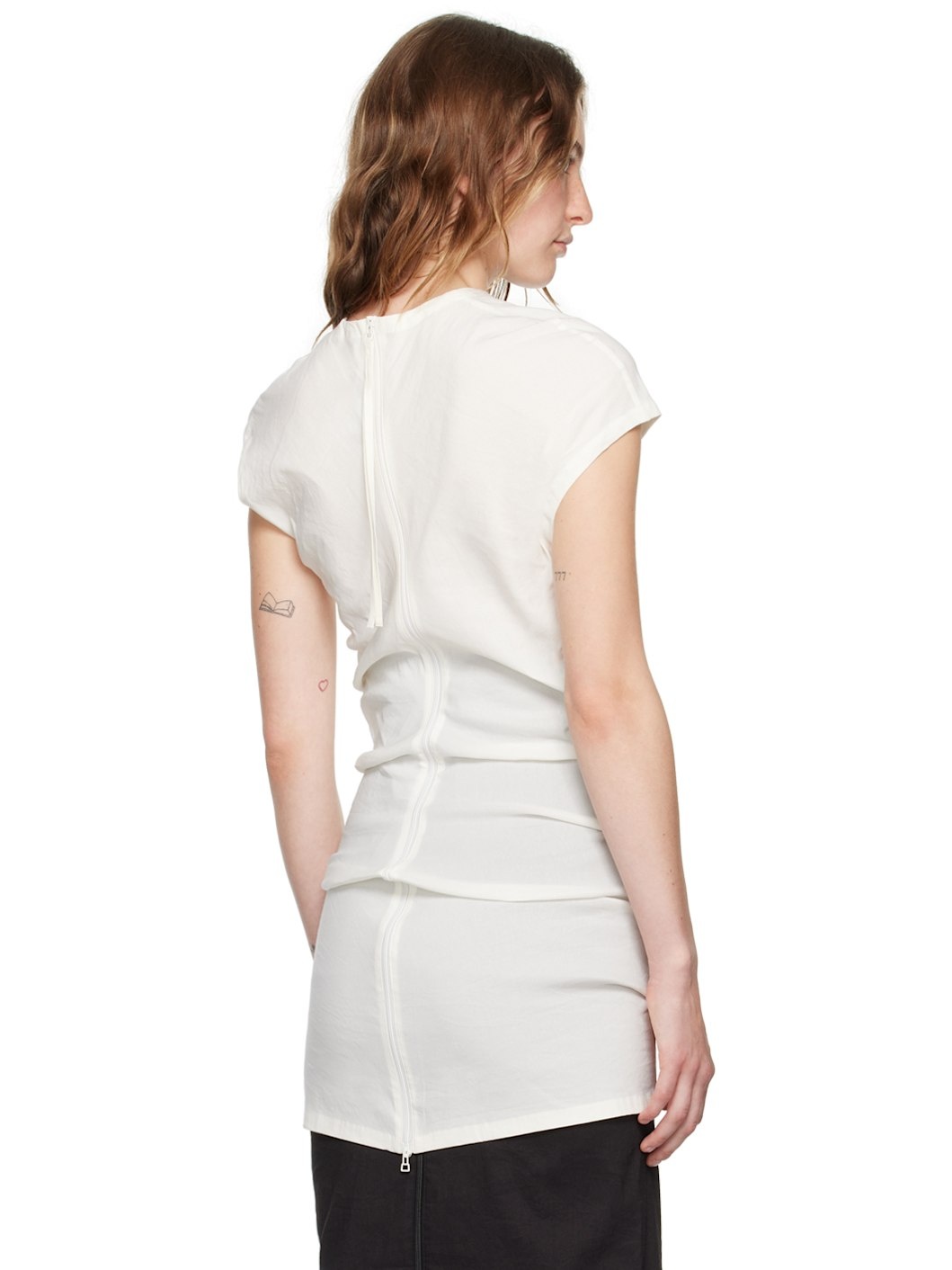 White Membrane Blouse - 3