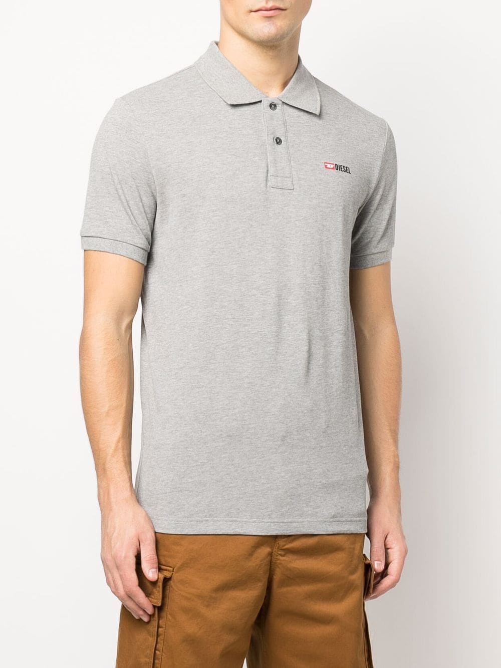 logo-print shortsleeved polo shirt - 4