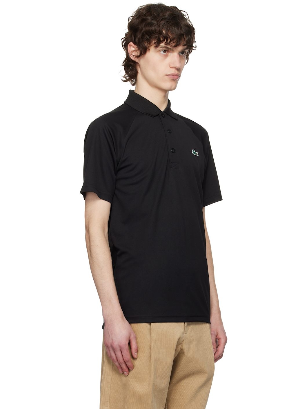 Black Regular Fit UV Protect Golf Polo - 2