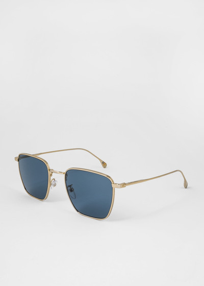 Paul Smith Gold 'Errol' Sunglasses outlook