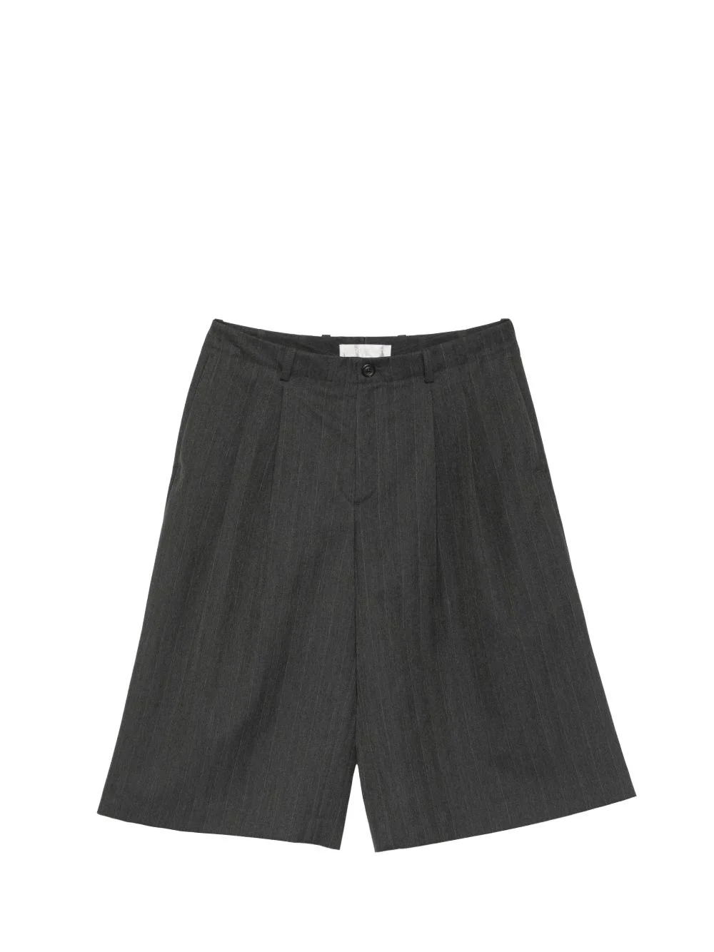 Split pinstripe shorts - 1