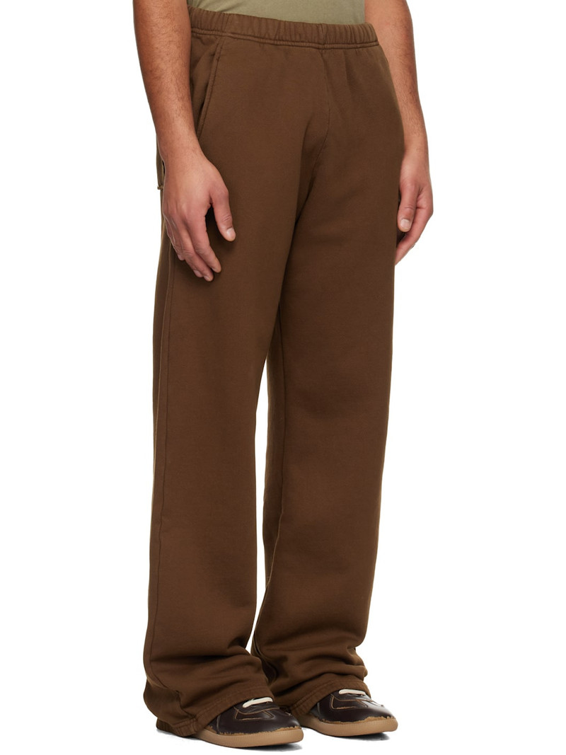 Brown Heavyweight Utility Puddle Sweatpants 2