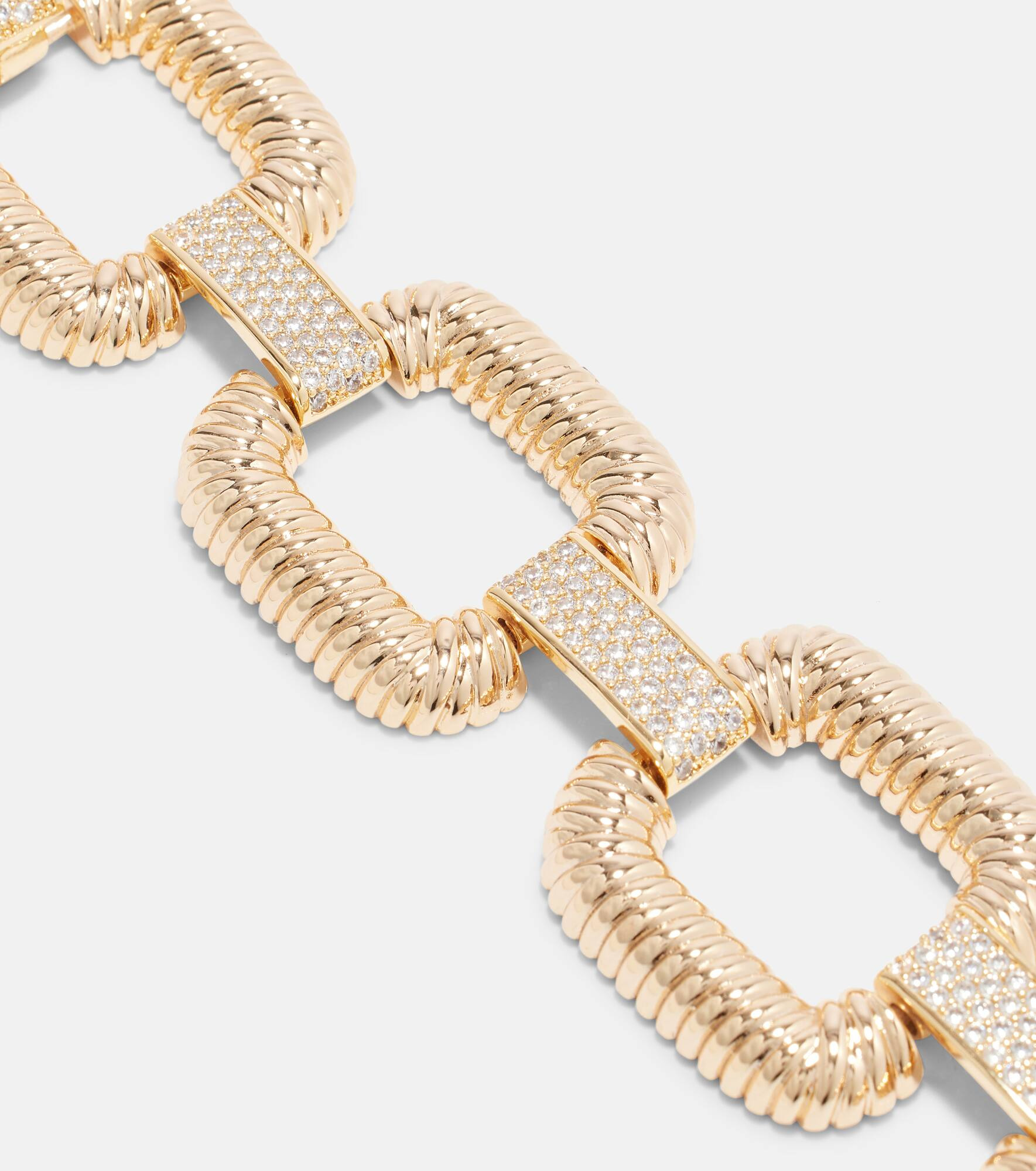 Knocker crystal-embellished bracelet - 4