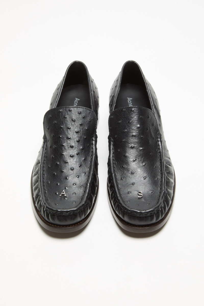 Acne Studios Leather loafers - Black outlook