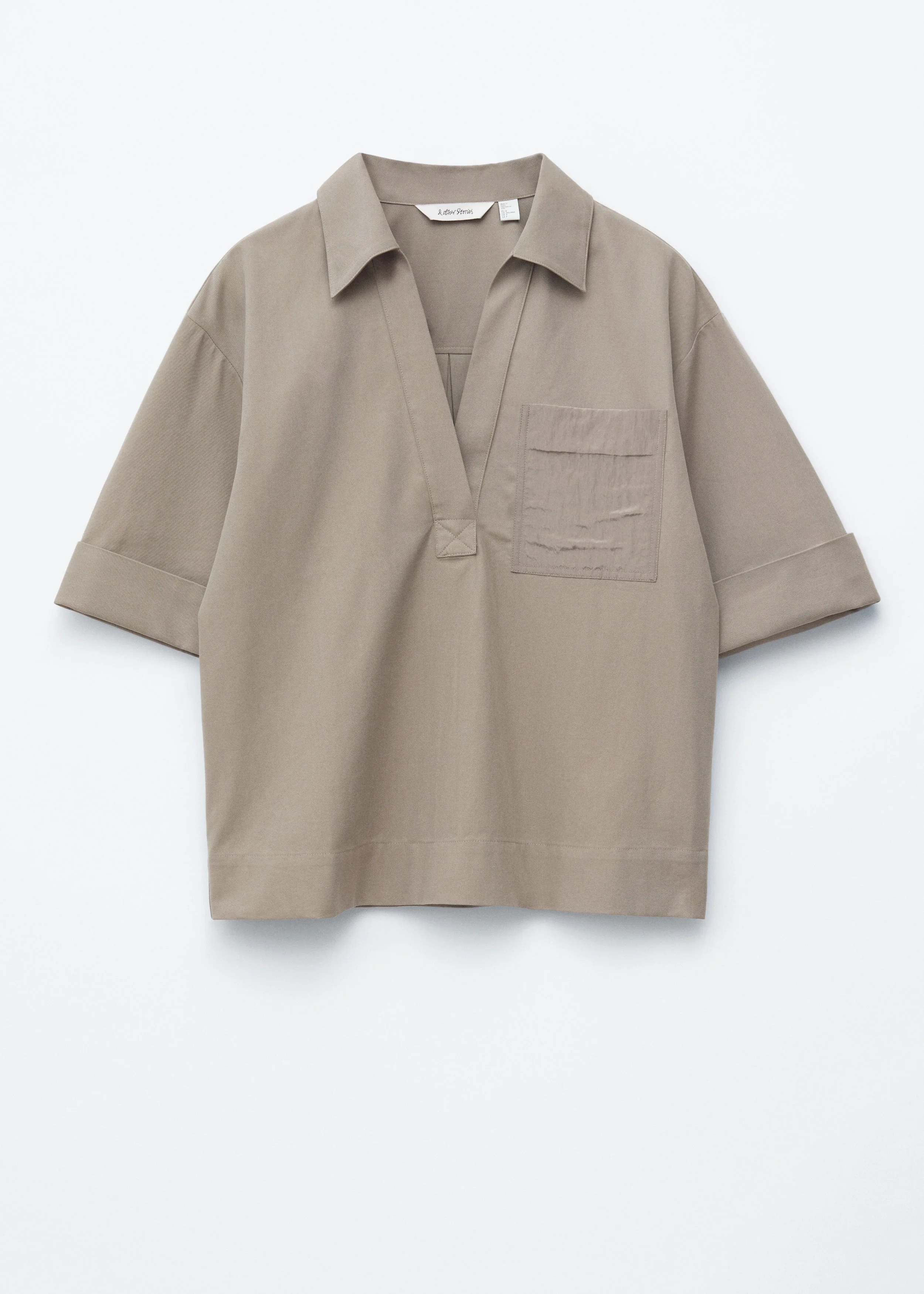 Boxy Short-Sleeve Shirt - 1