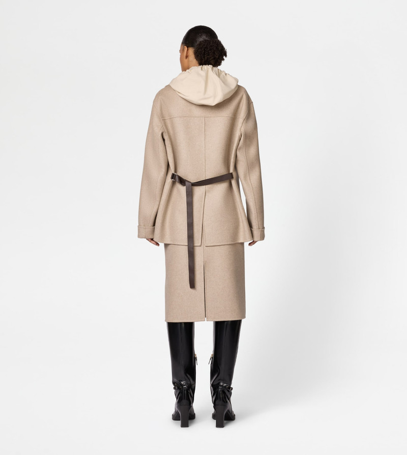JACKET IN DOUBLE CASHMERE - BEIGE 4