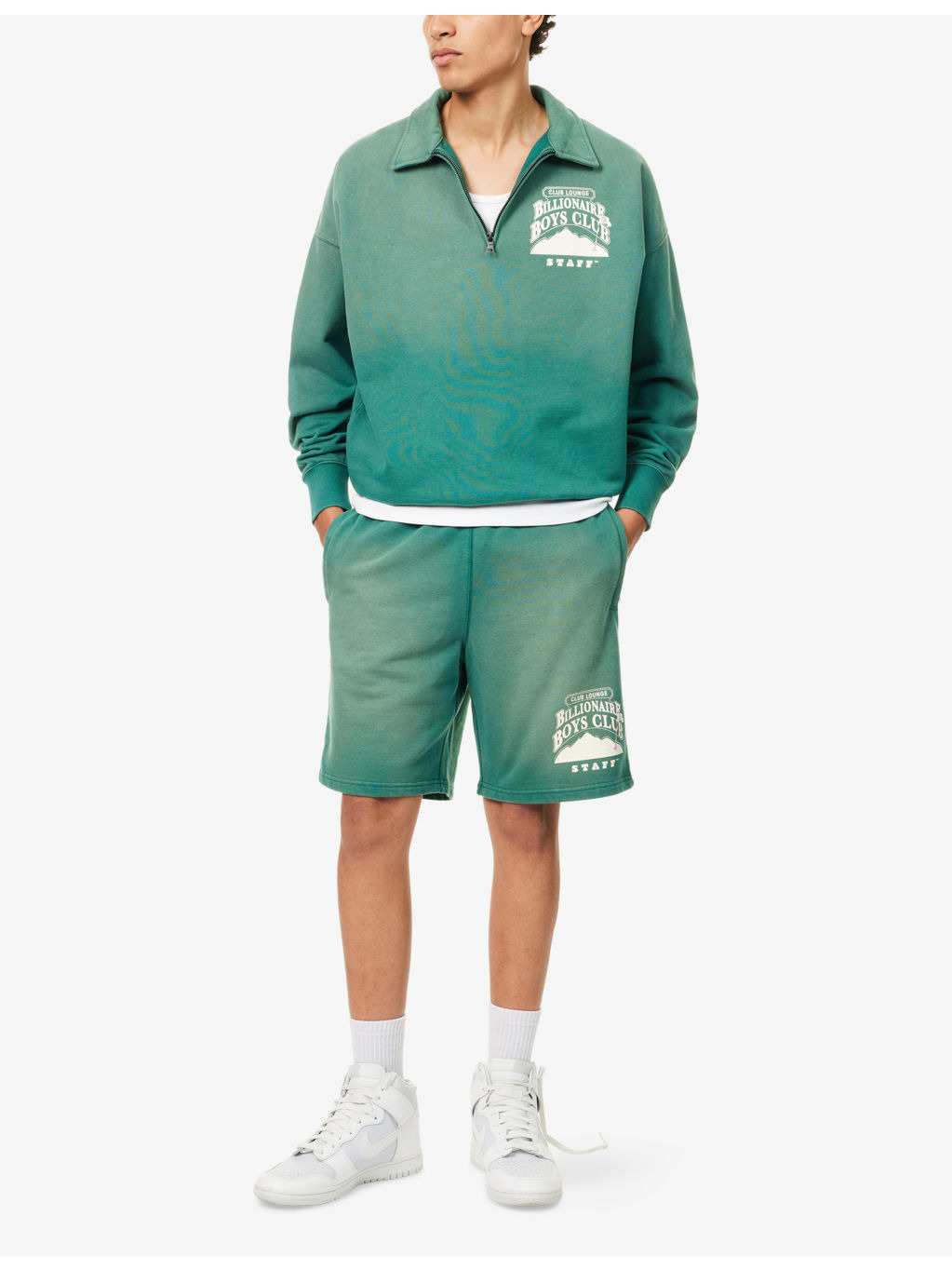 Country Lounge Quarter-Zip Cotton-Jersey Sweatshirt - 2