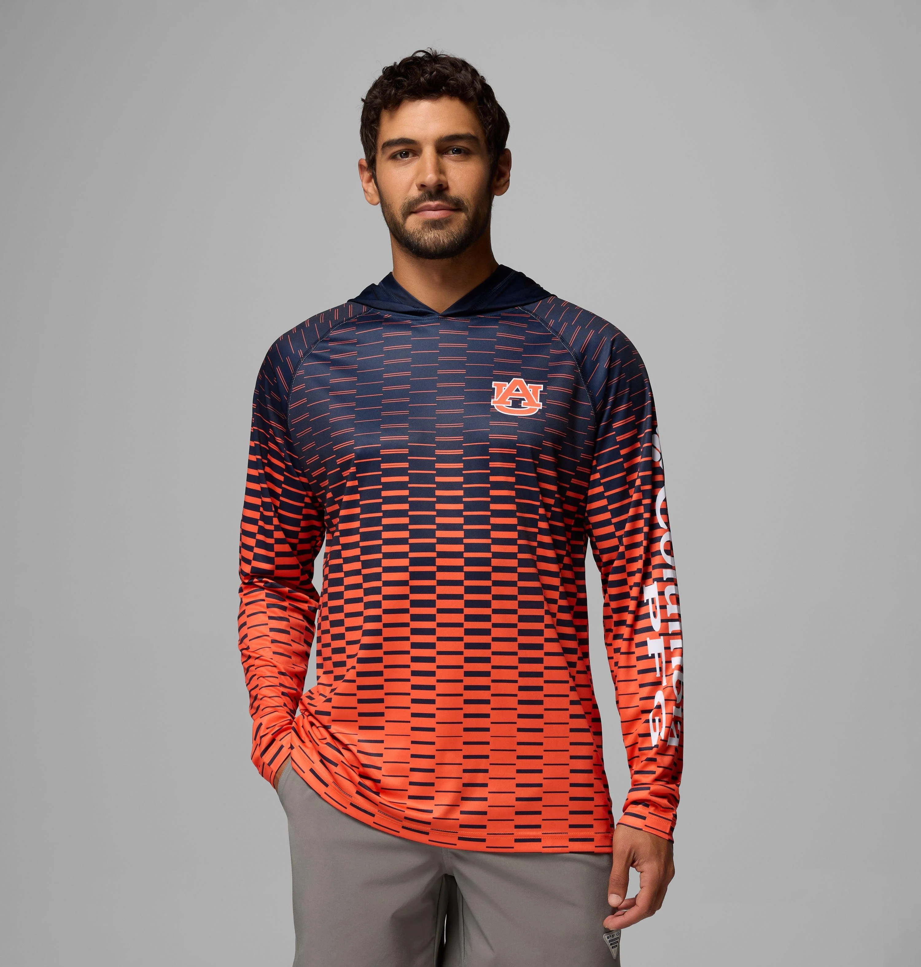 Men's Collegiate PFG Super Terminal Tackle Hoodie - Auburn - 1
